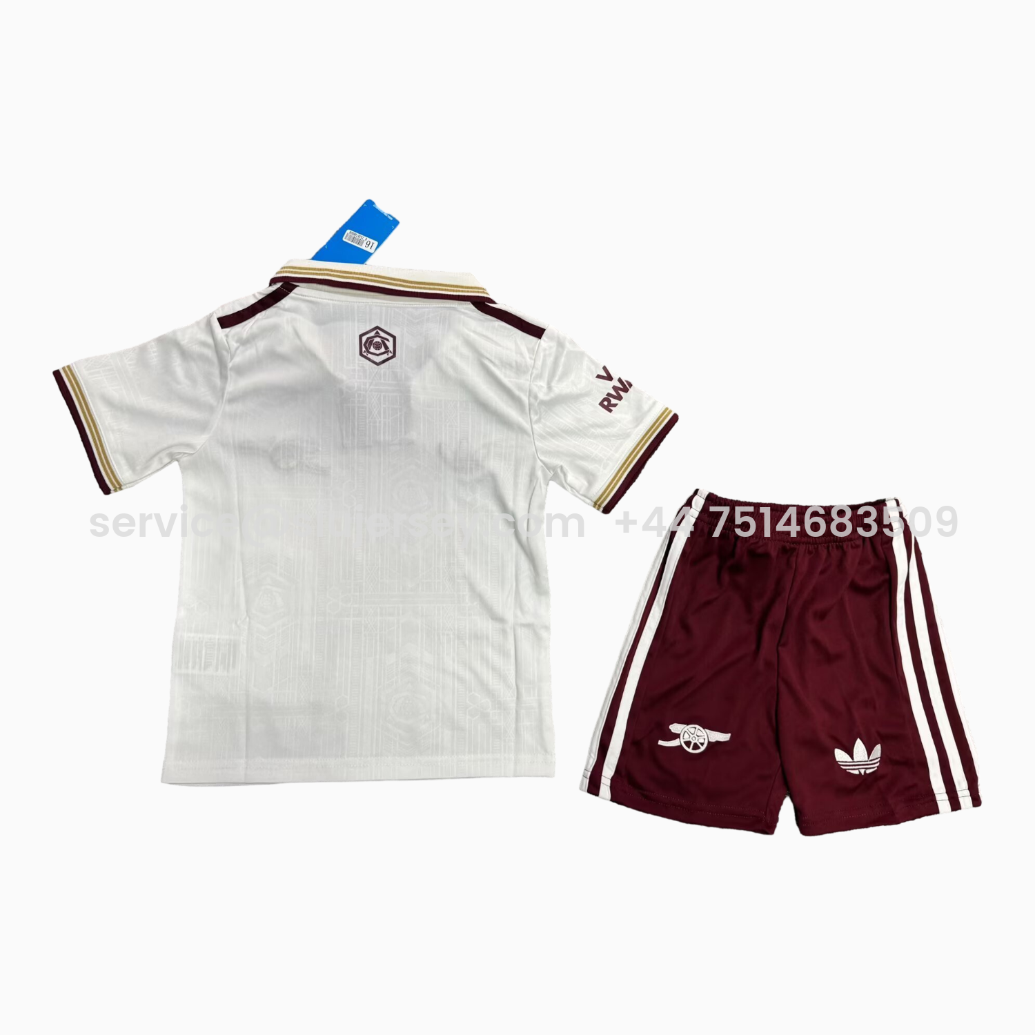 SIUjerseys-Arsenal 25-26 Third Kids Kit