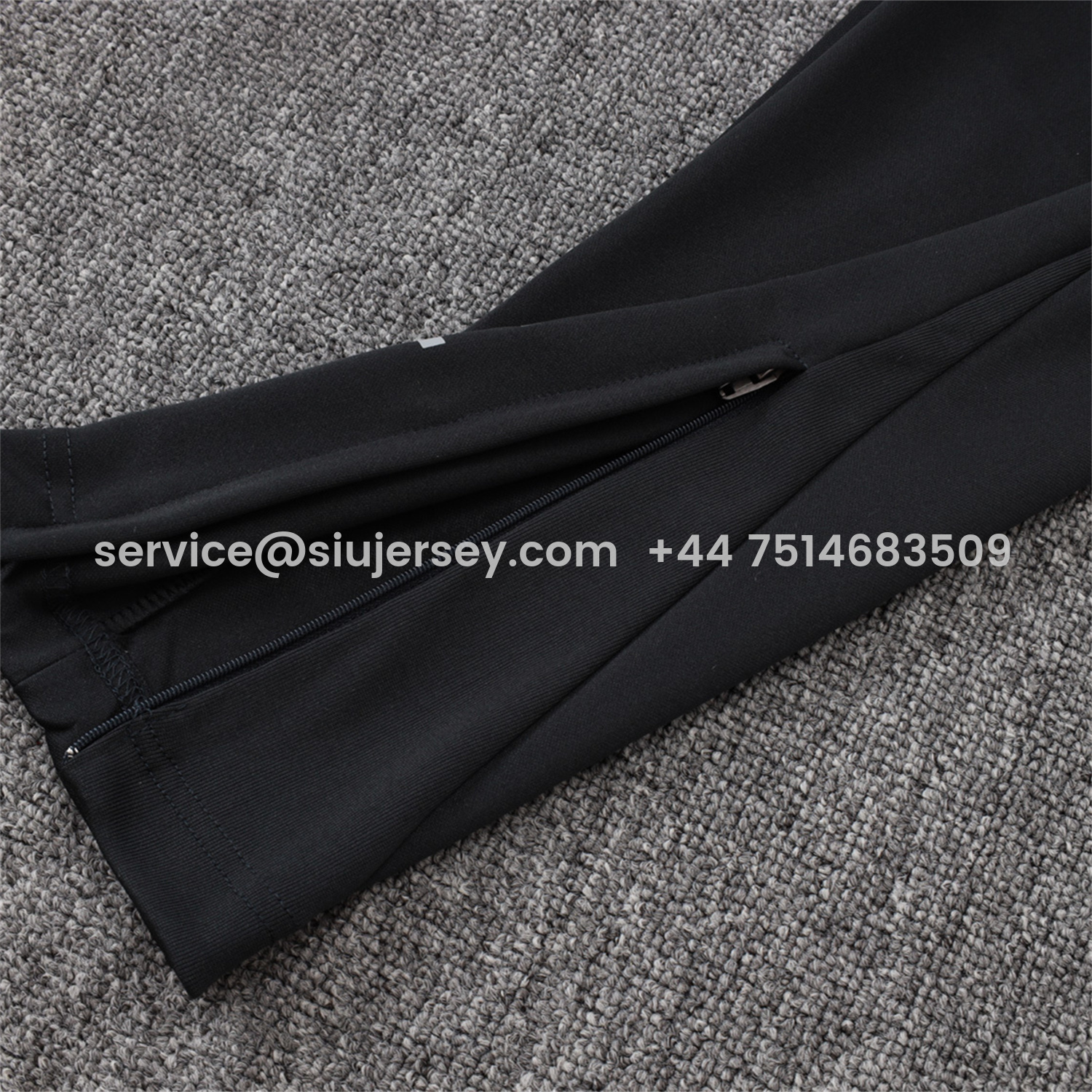 SIUjerseys-Paris Saint-Germain PSG 25-26 Jacket Training Tracksuit - Pure Black top & Pants