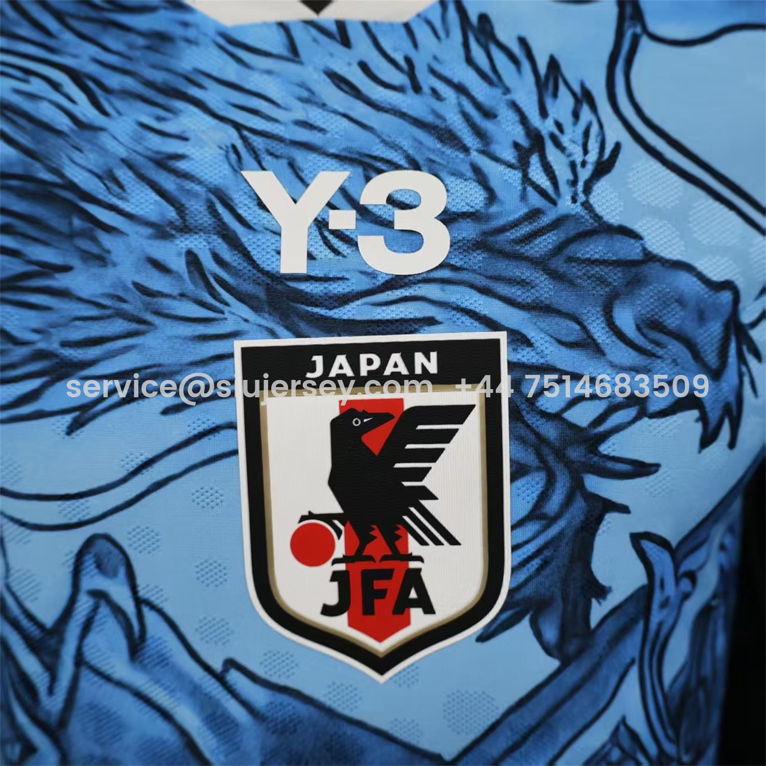 SIUjerseys-Japan 25-26 Y3 Samurai And Dragon Special Jersey - Player Version