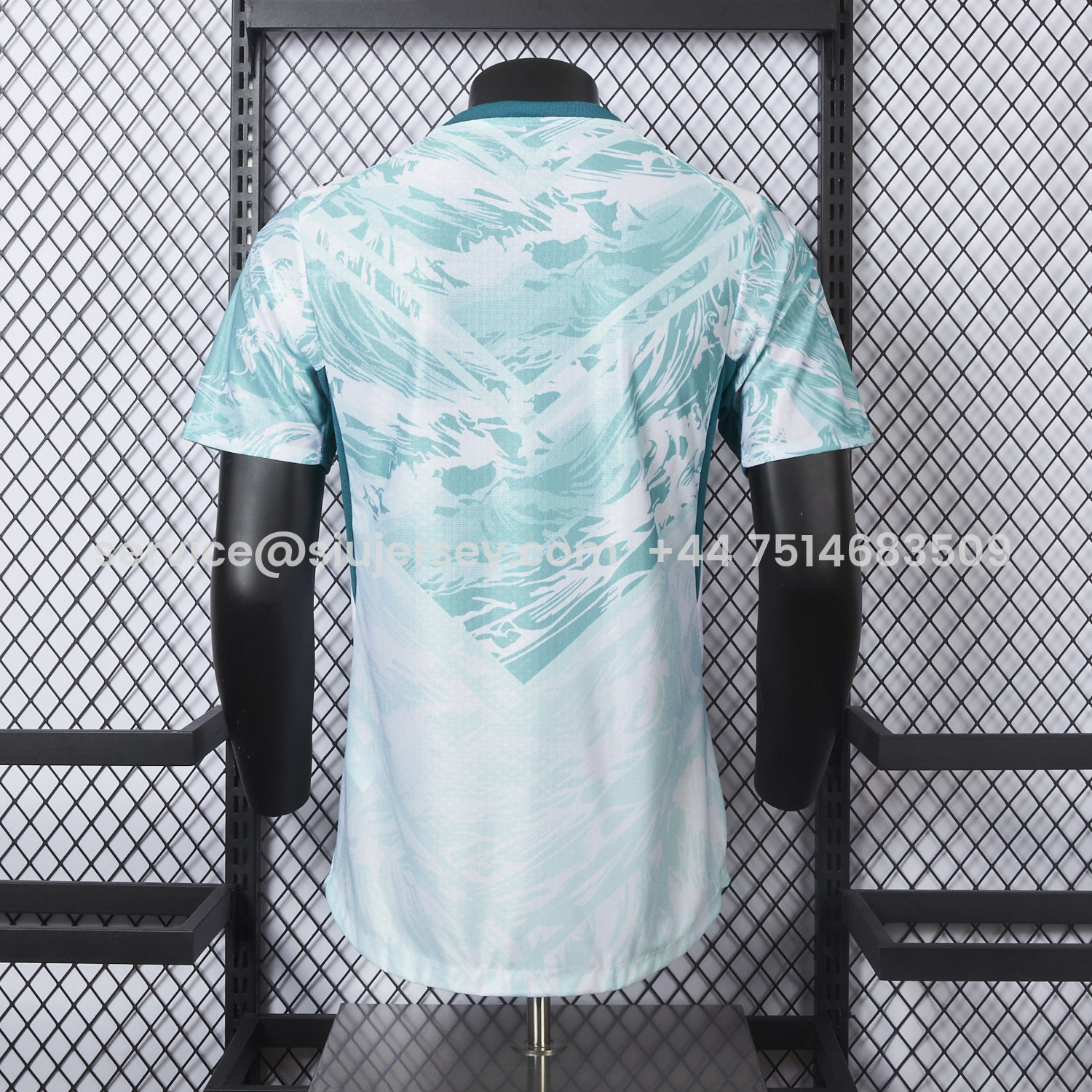 SIUjerseys-Portugal 2026 Away White And Cyan Jersey - Player Version