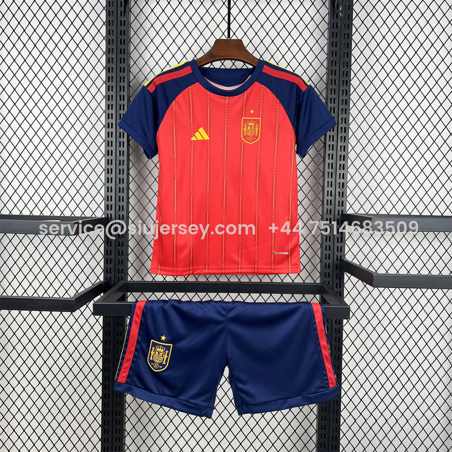 SIUjerseys-Spain 2026 Home Kids Kit