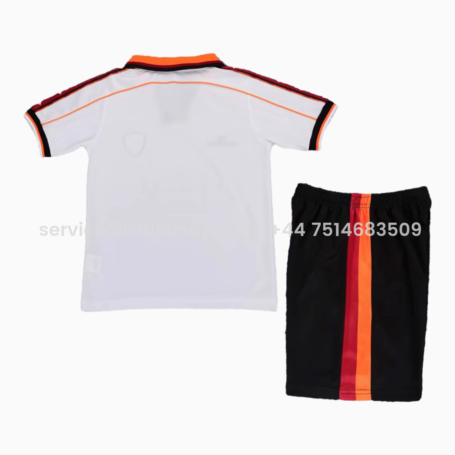 SIUjerseys-Retro Roma 1998-99 Away Kids Kit