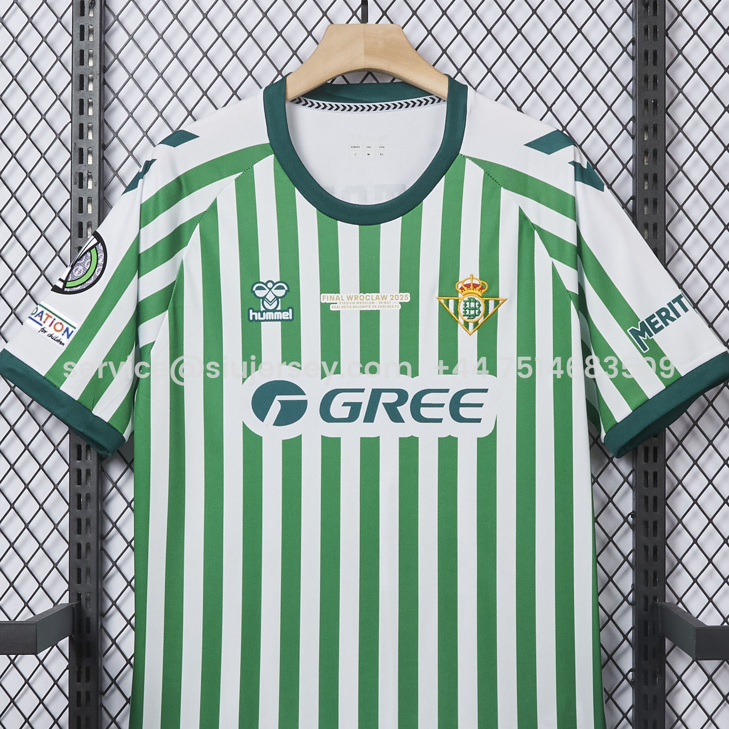 SIUjerseys-Real Betis 2025 Conference League Final Special Jersey - Fans Version