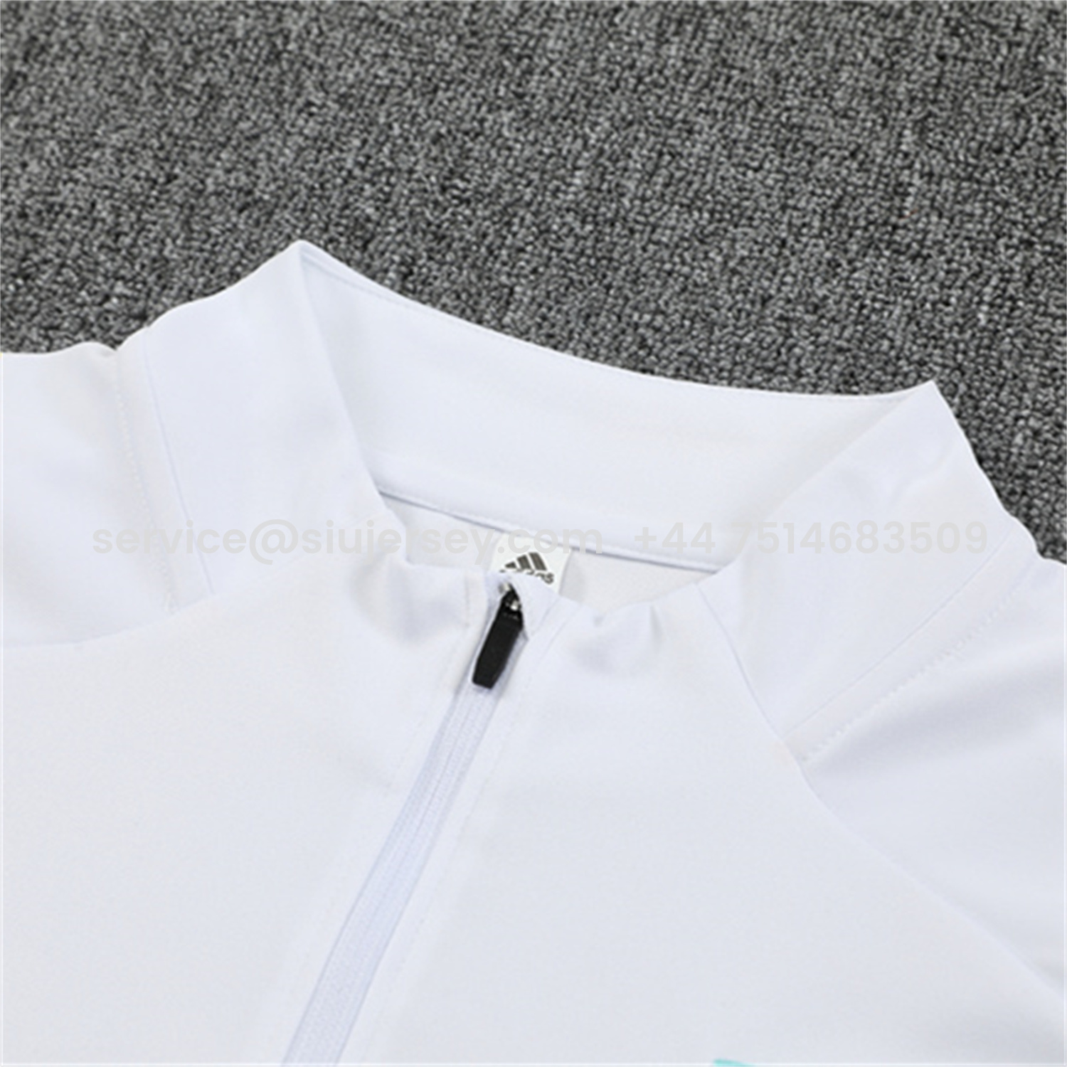 SIUjerseys-Juventus 25-26 Long Sleeve Training Set - White Top and Black Pants