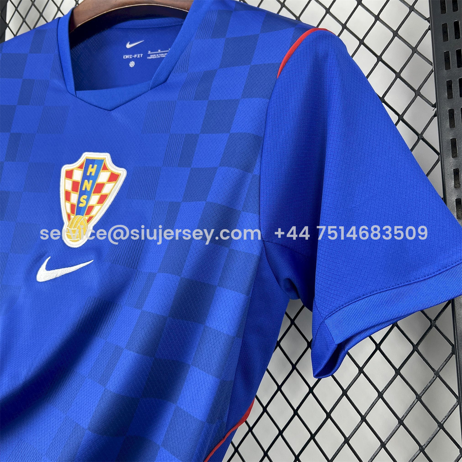 SIUjerseys-Croatia 2026 Away Blue Jersey - Fans Version