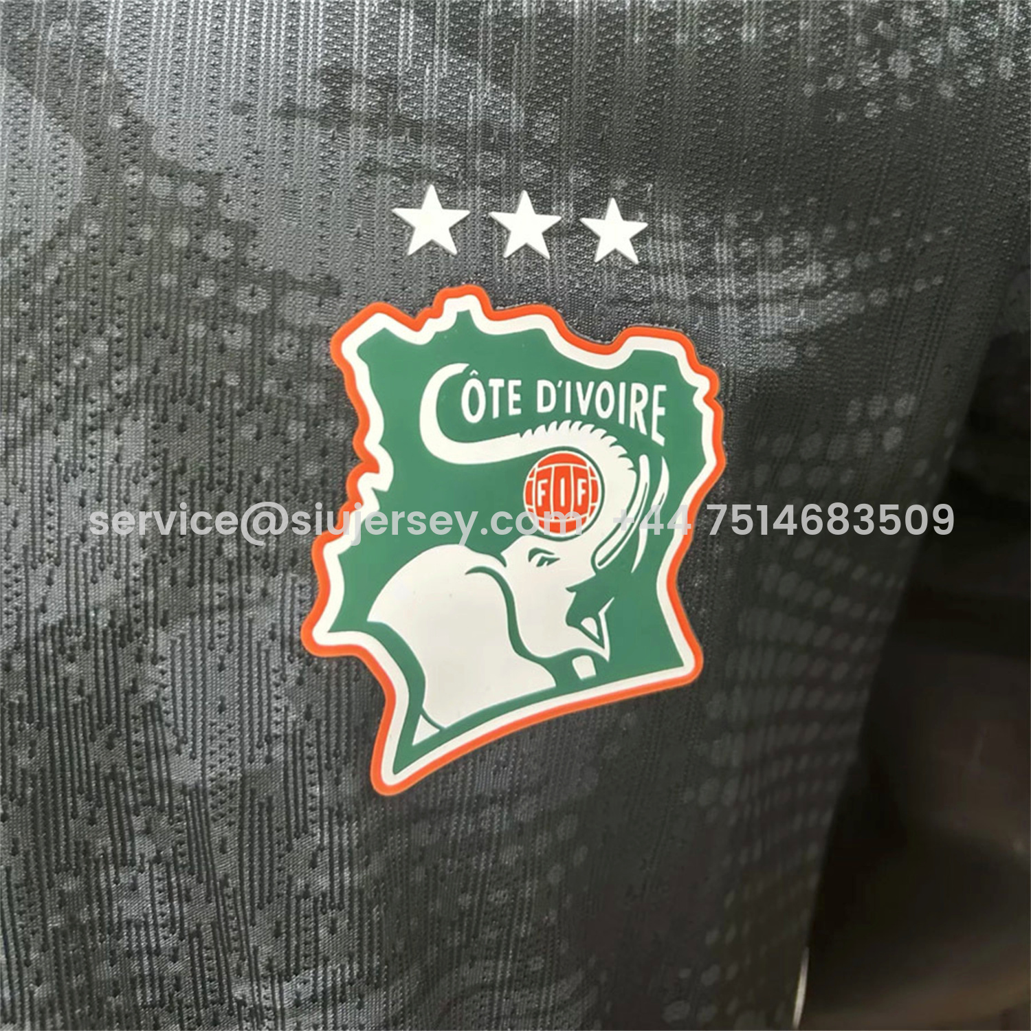 SIUjerseys-Ivory Coast 25-26 Goalkeeper Black Jersey - Player Version