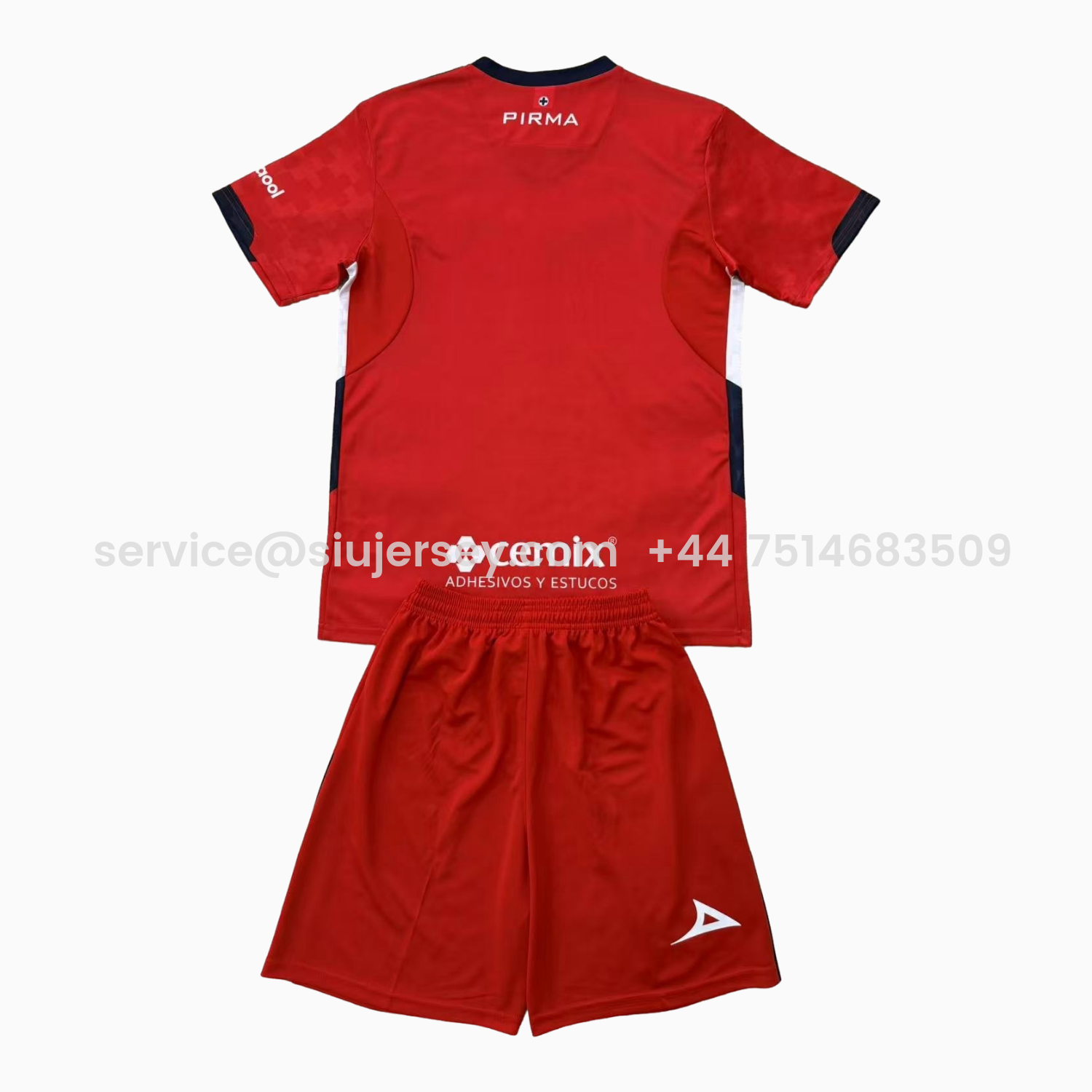 SIUjerseys-Cruz Azul 25-26 Red Goalkeeper Kids Kit
