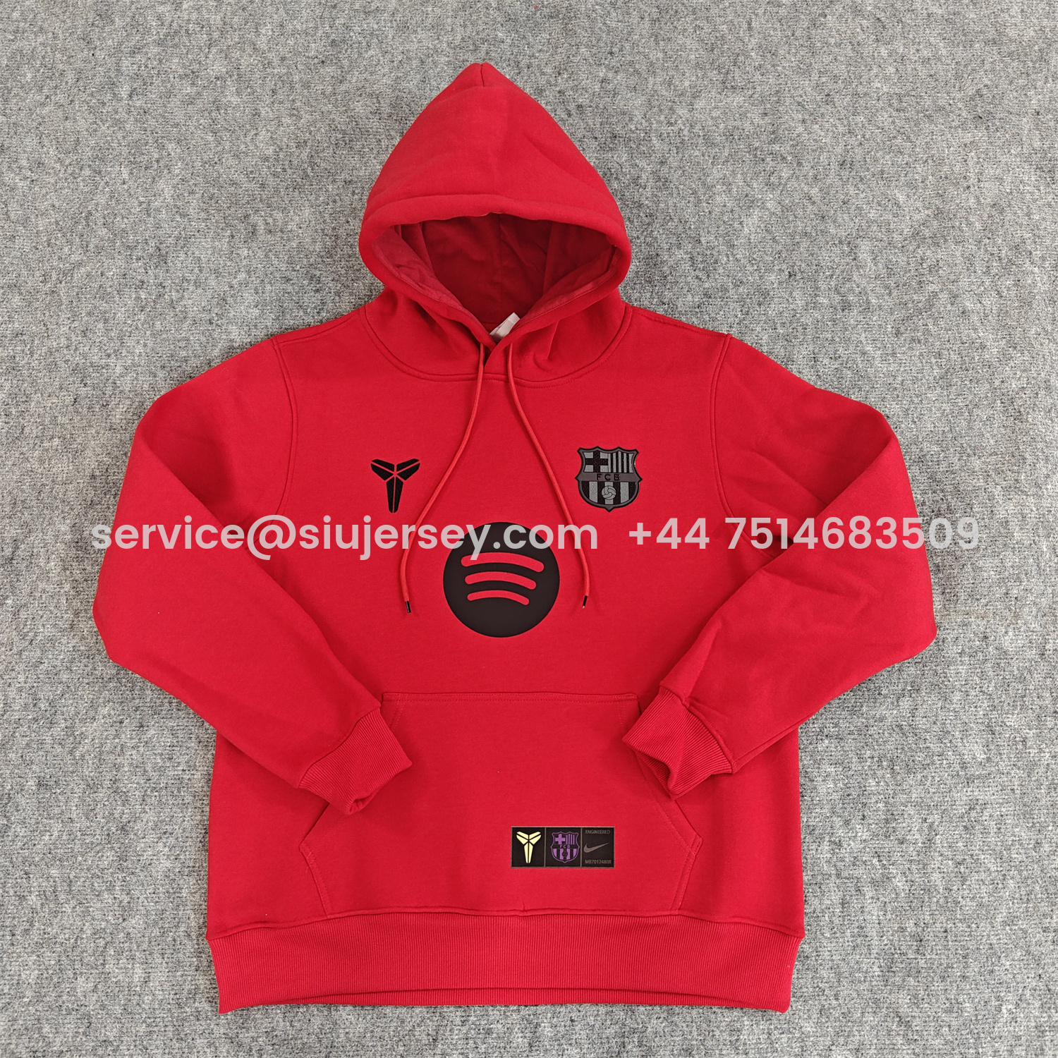 SIUjerseys-Barcelona 25-26 KB Logo Unisex Pullover Hoodie