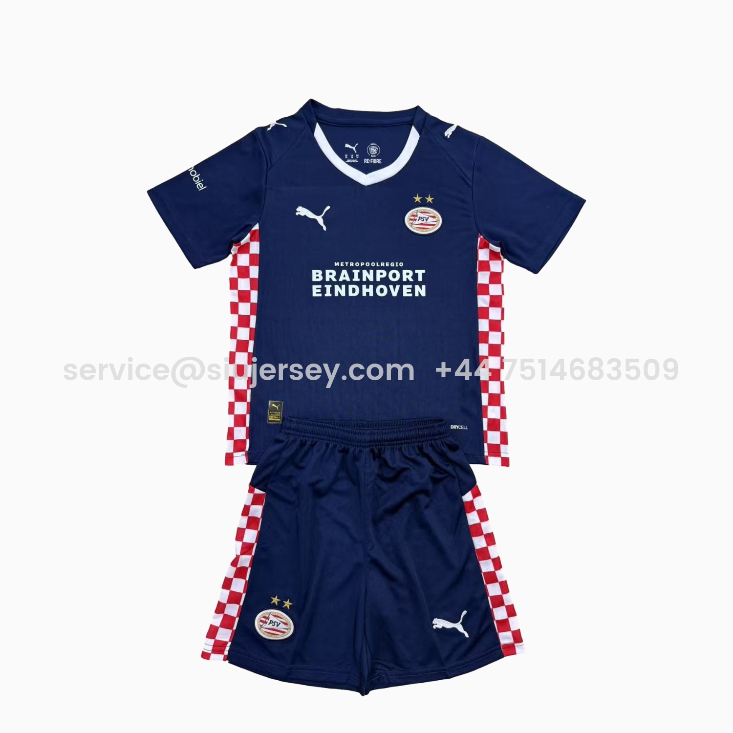 SIUjerseys-PSV Eindhoven 25-26 Away Men's Adult Jersey Set - Fans Version