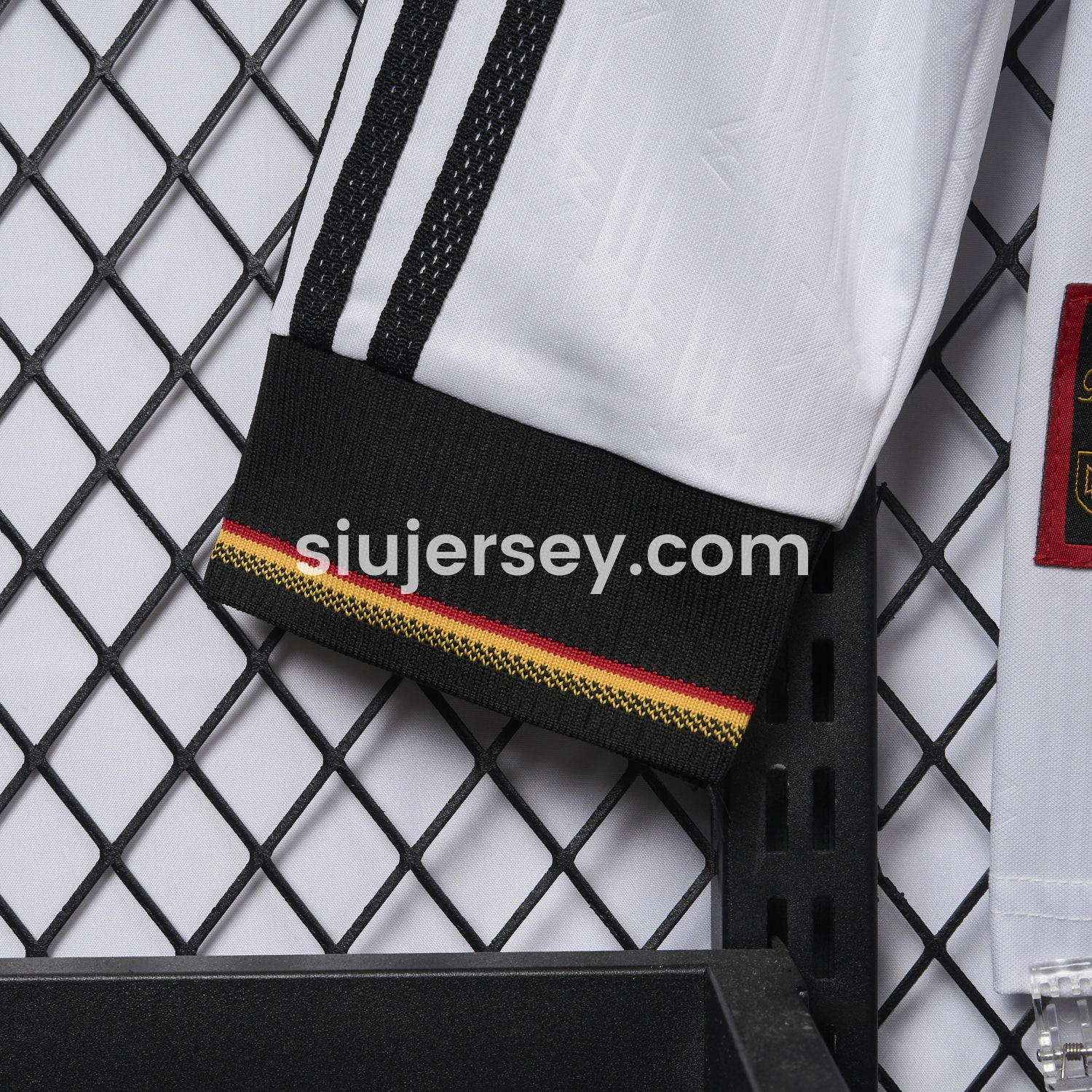 SIUjerseys-Retro Germany 1996 Home Long Sleeves Jersey
