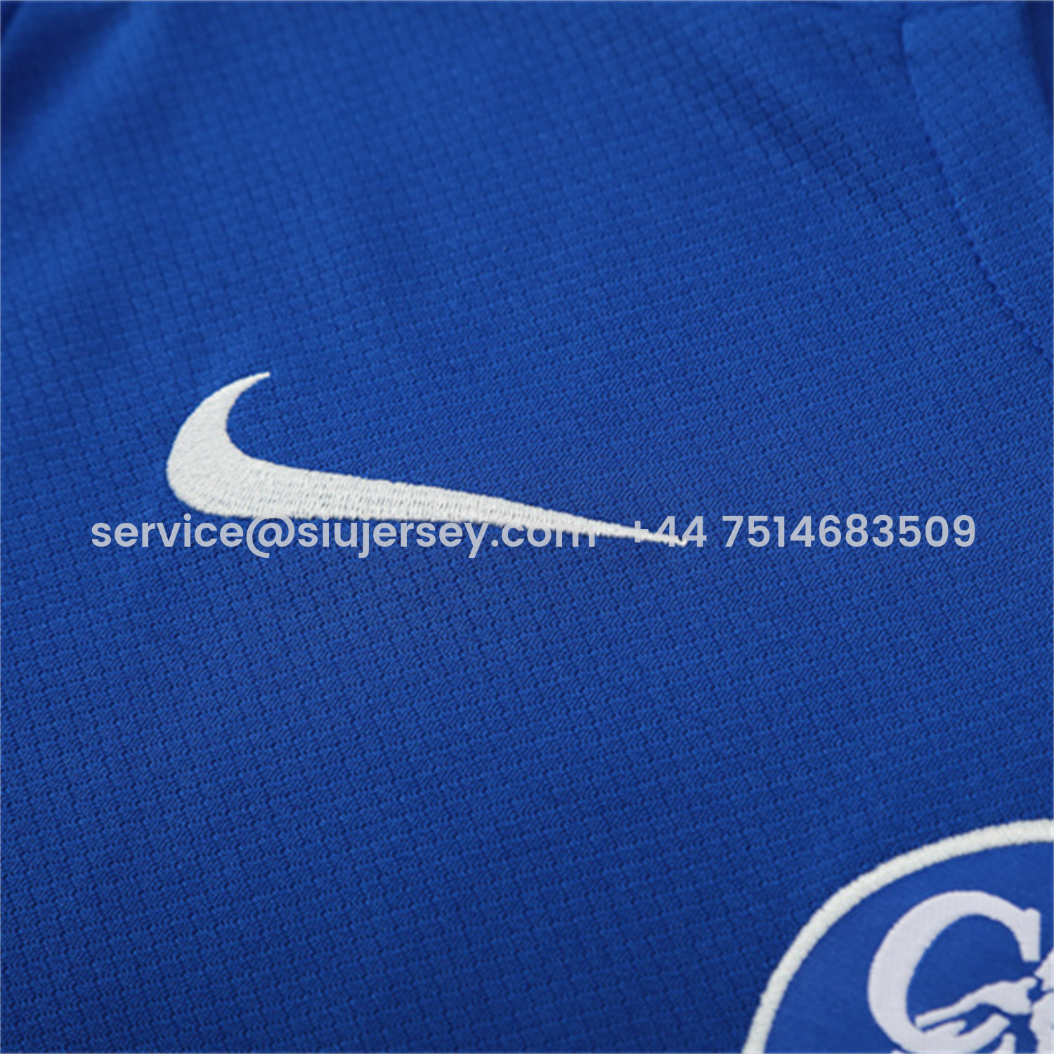 SIUjerseys-C.H.E.L.S.E.A 25-26 Short-Sleeve Training Set - Blue Top & Black Shorts