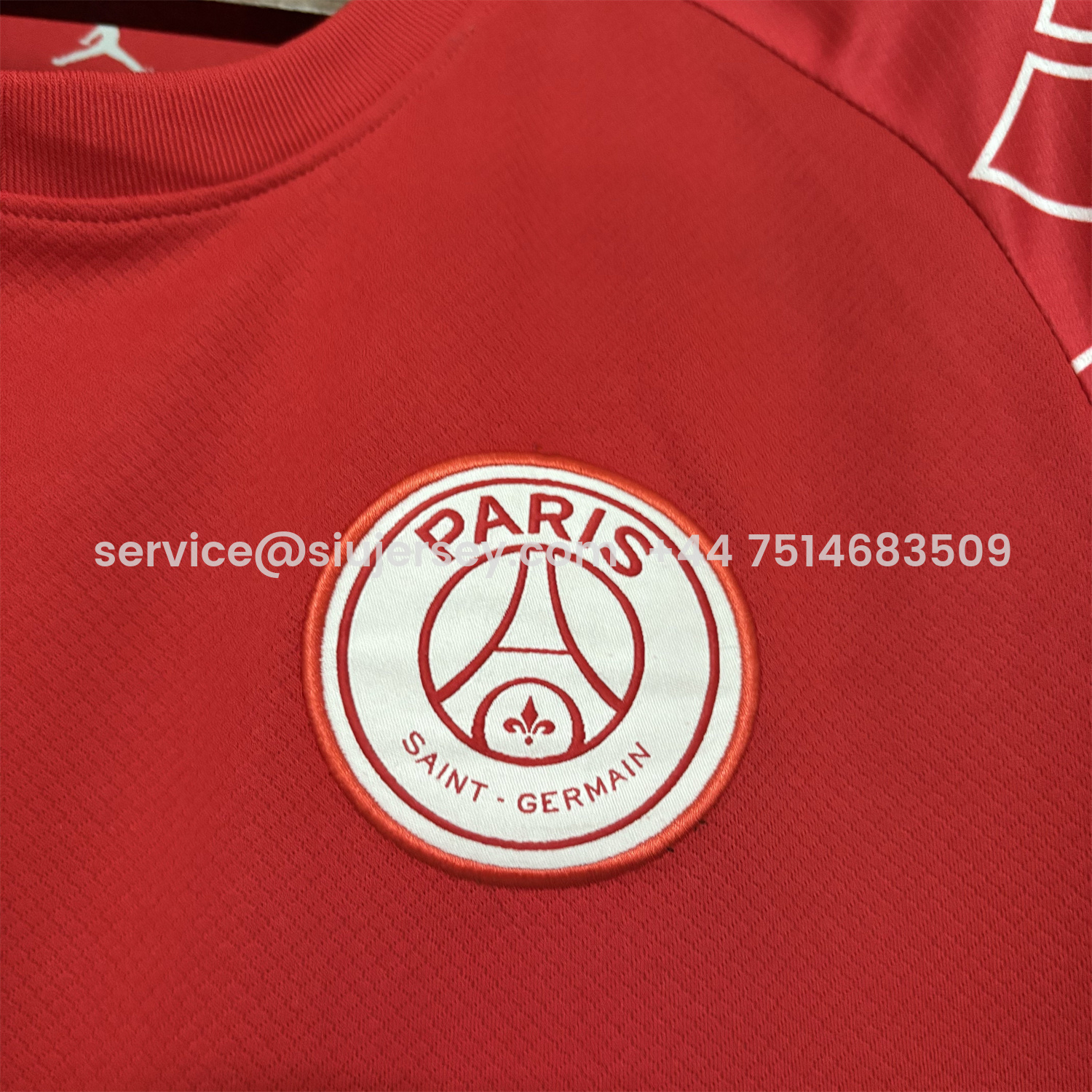SIUjerseys-Paris Saint-Germain PSG 25-26 Red Training Jersey - Fans Version