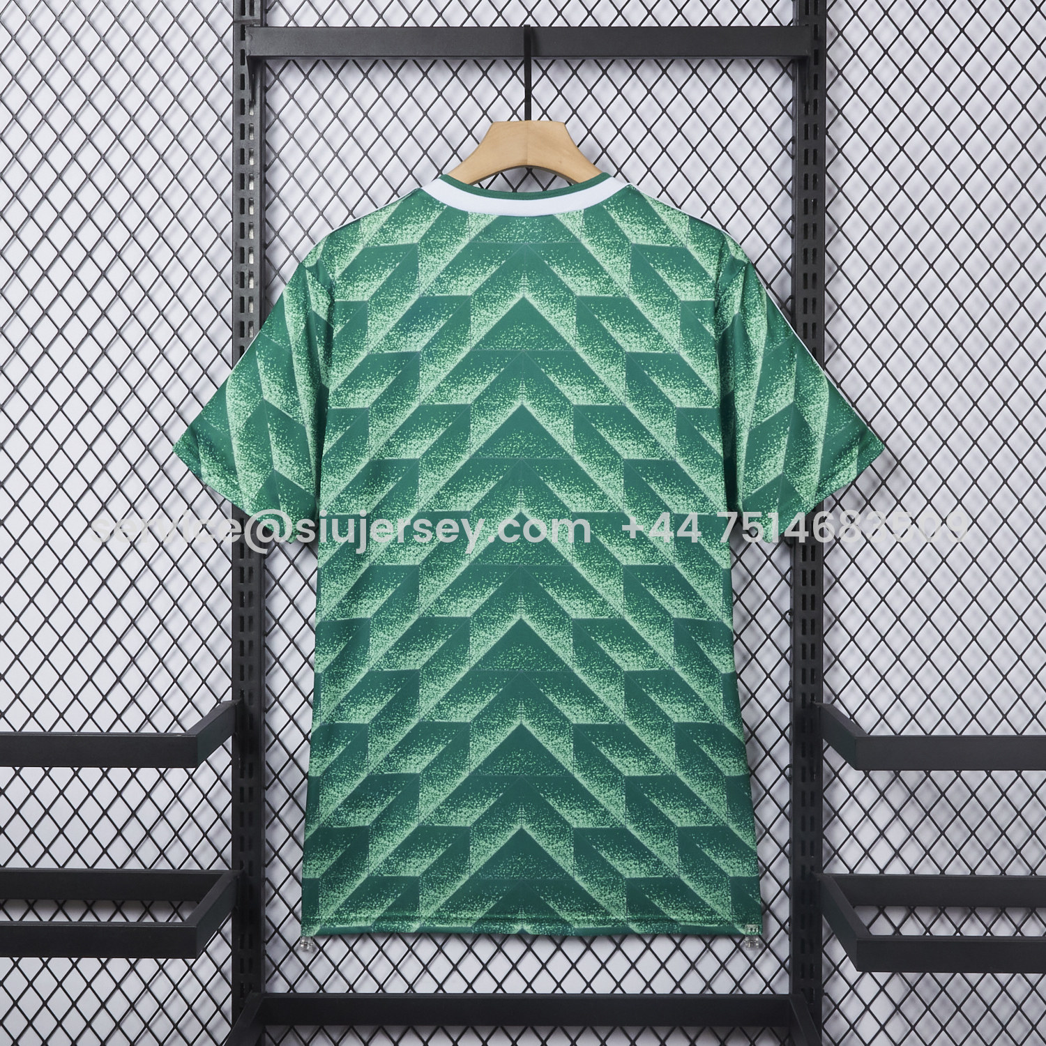 SIUjerseys-Retro Germany 1990 Away Green Jersey