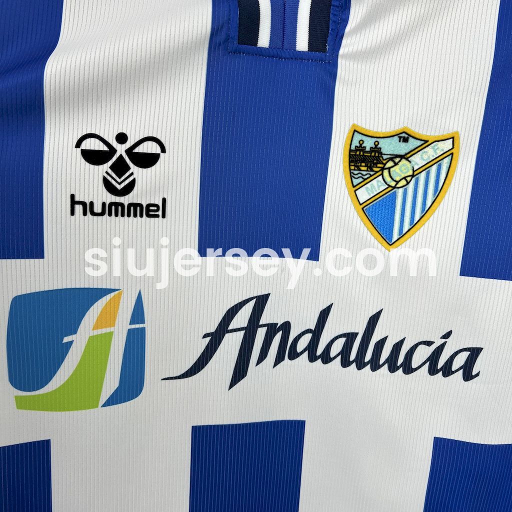 SIUjerseys-Málaga 24-25 La Liga Promotion 25th Anniversary Jersey - Fans Version