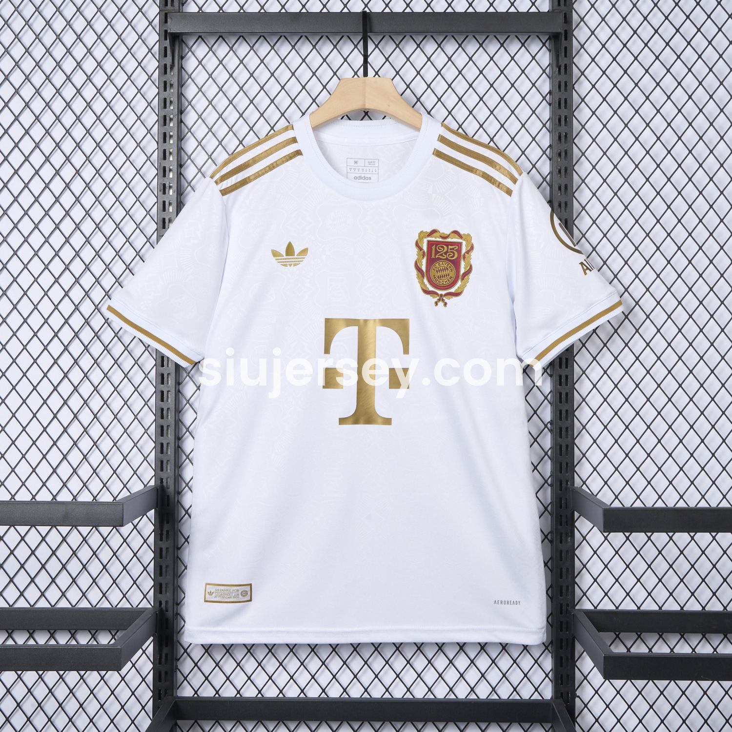 SIUjerseys-Bayern Munich 2025 White 125th Anniversary Jersey - Fans Version