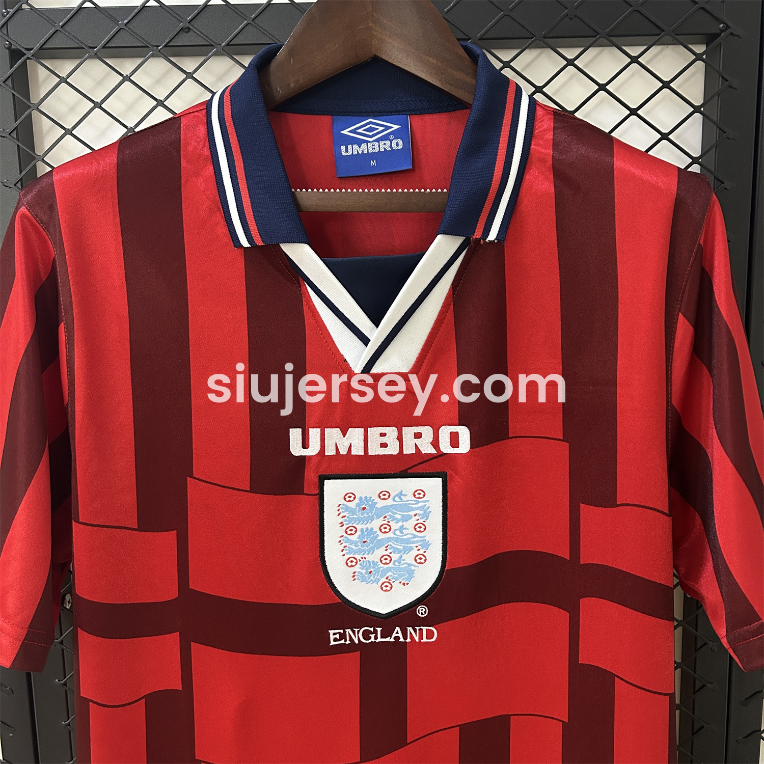 SIUjerseys-Retro England 1998 Away Jersey