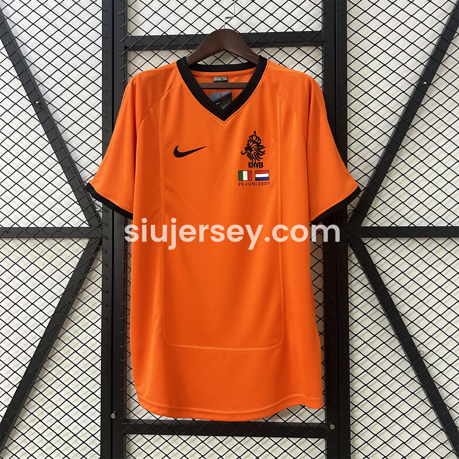 SIUjerseys-Retro Netherlands 2000 Home Stadium Jersey