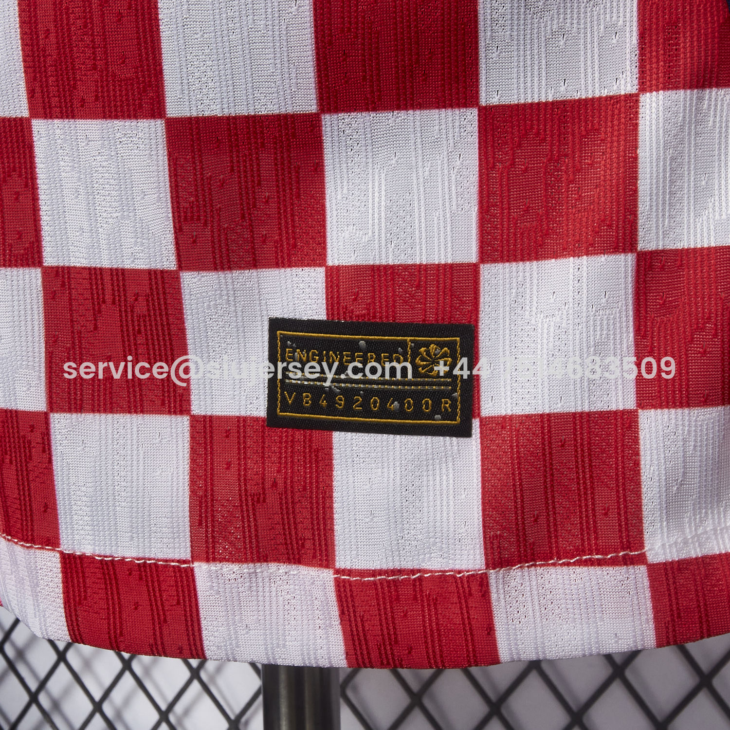 SIUjerseys-Croatia 2026 Home Jersey - Player Version