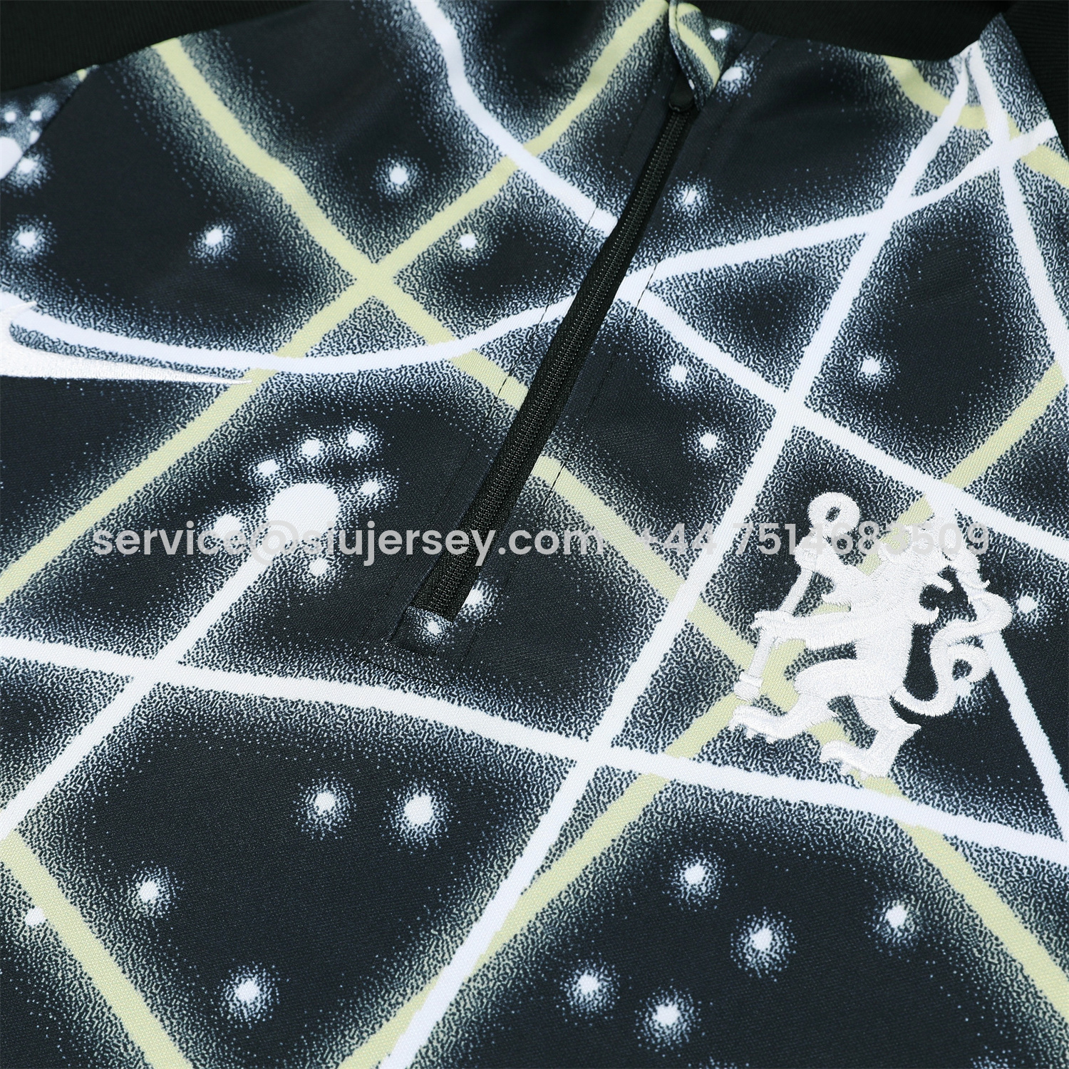 SIUjerseys-C.H.E.L.S.E.A 25-26 Meteor Pattern Long Sleeve Training Set - Player Version - Starry Sky Top and Black Pants