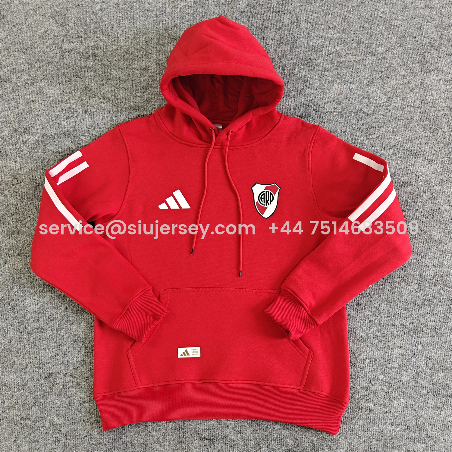 SIUjerseys-River Plate 25-26 Home Unisex Pullover Hoodie