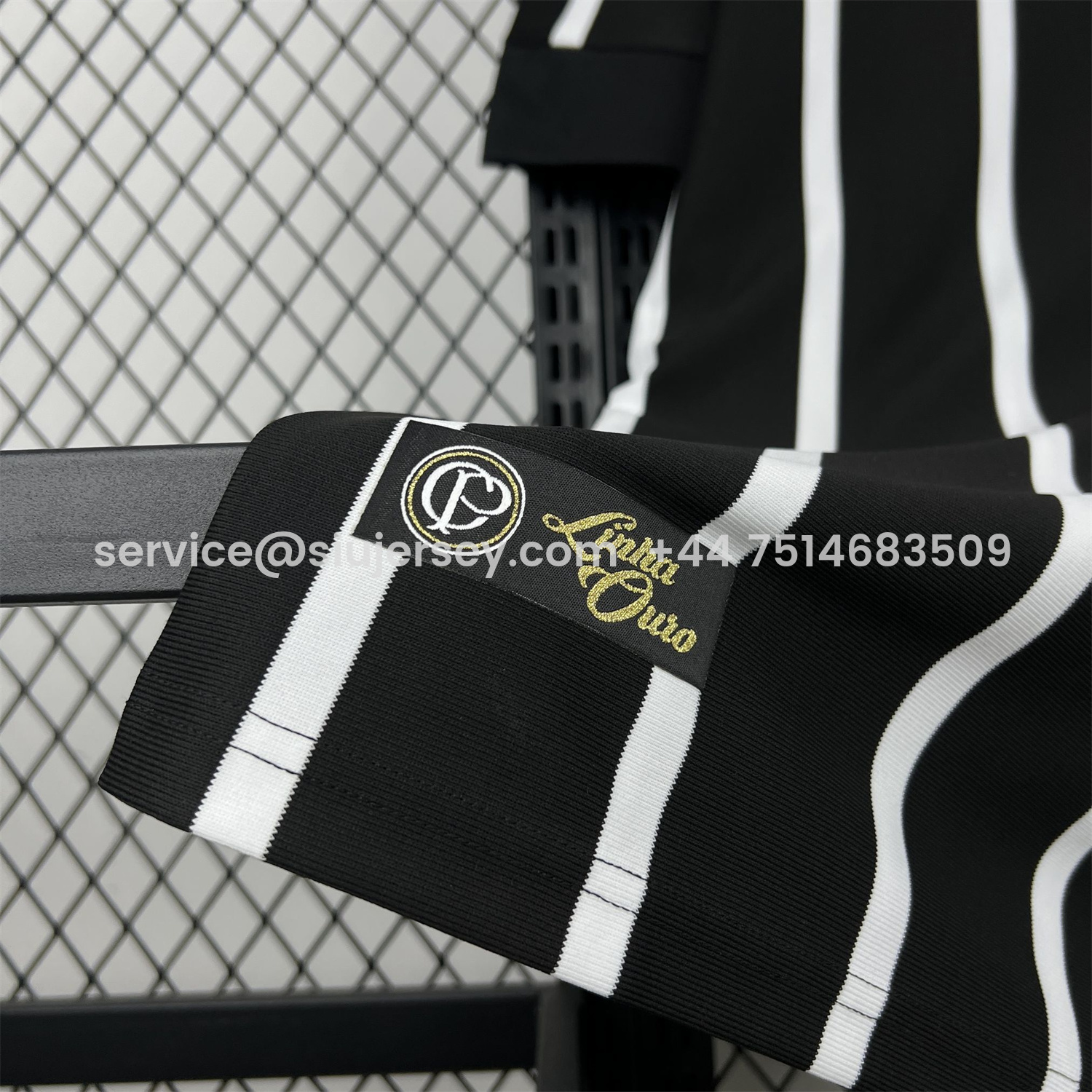 SIUjerseys-Retro Corinthians 2012 Black And White Special Jersey