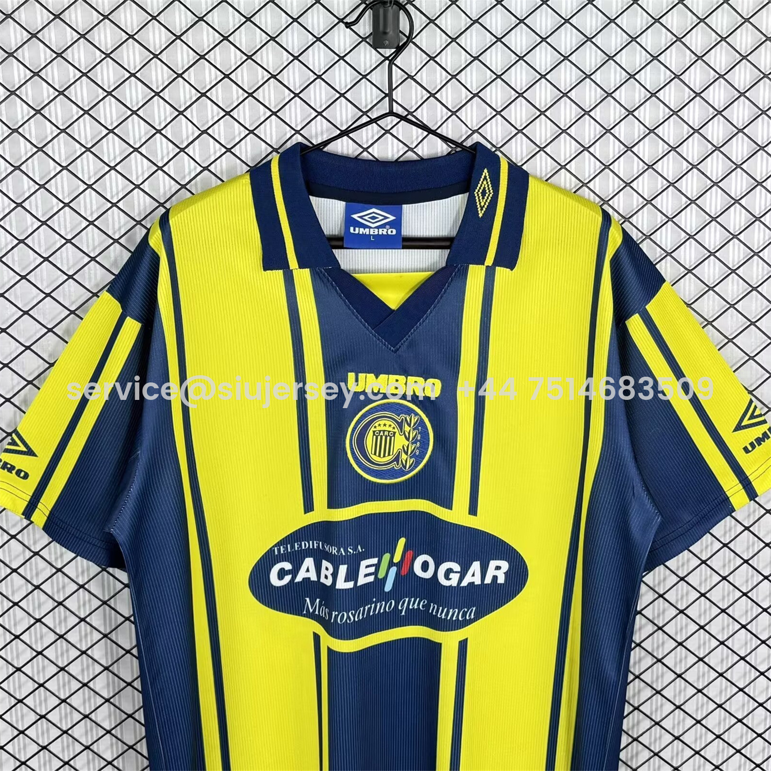SIUjerseys-Retro Rosario Central 1998-99 Home Jersey