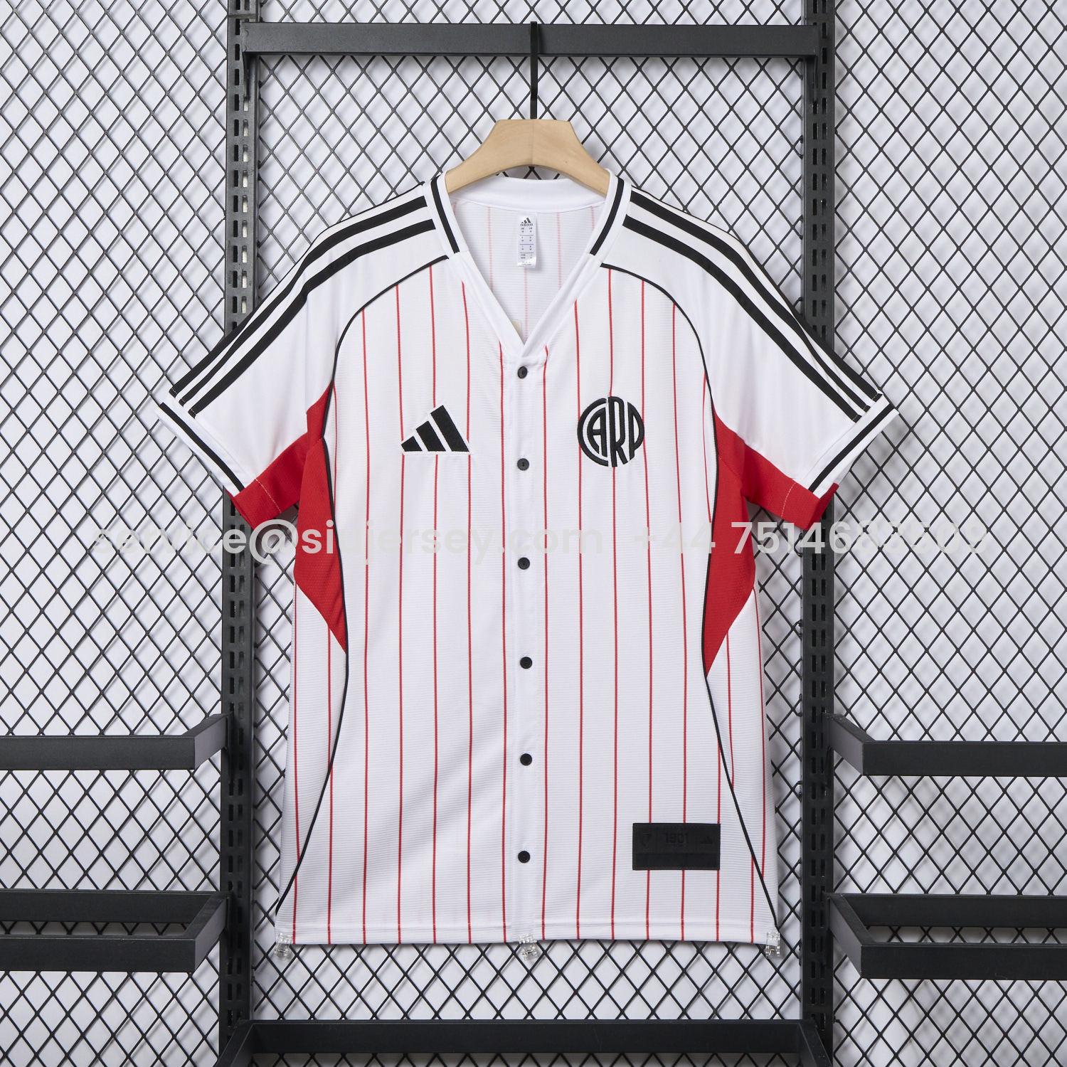SIUjerseys-River Plate 25-26 White Baseball Jersey