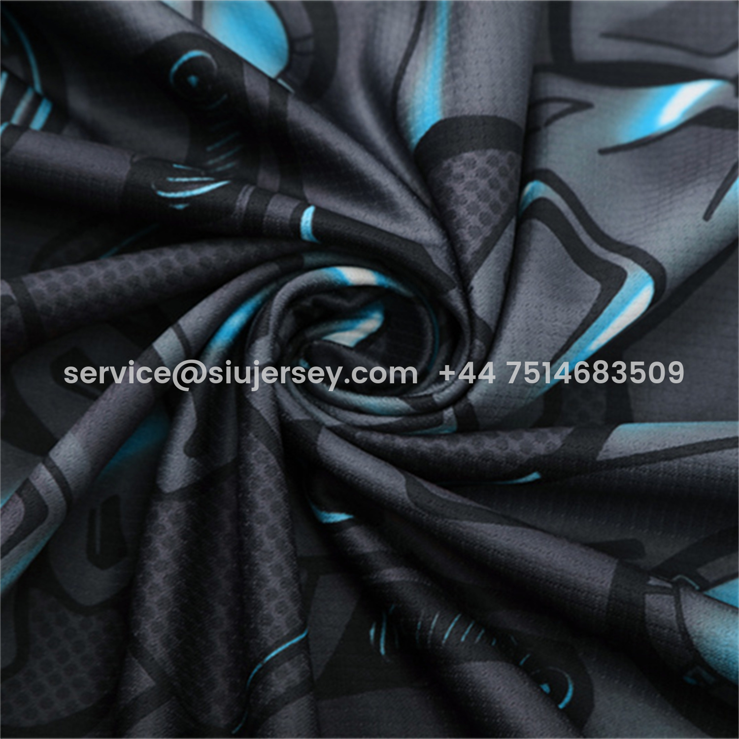 SIUjerseys-Napoli 25-26 Short-Sleeve Training Set - Gray Mecha Top & Black Shorts