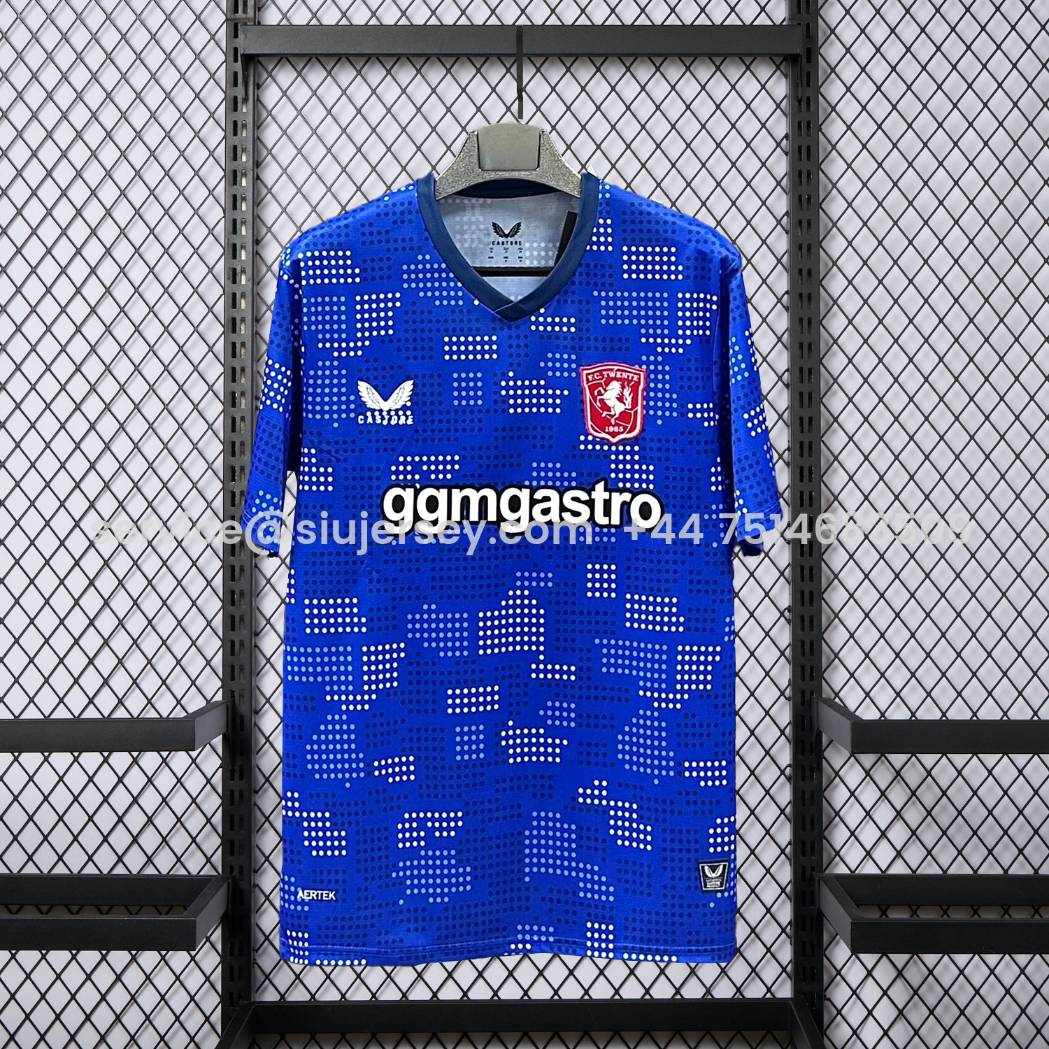 SIUjerseys-Twente 25-26 Away Blue Jersey - Fans Version