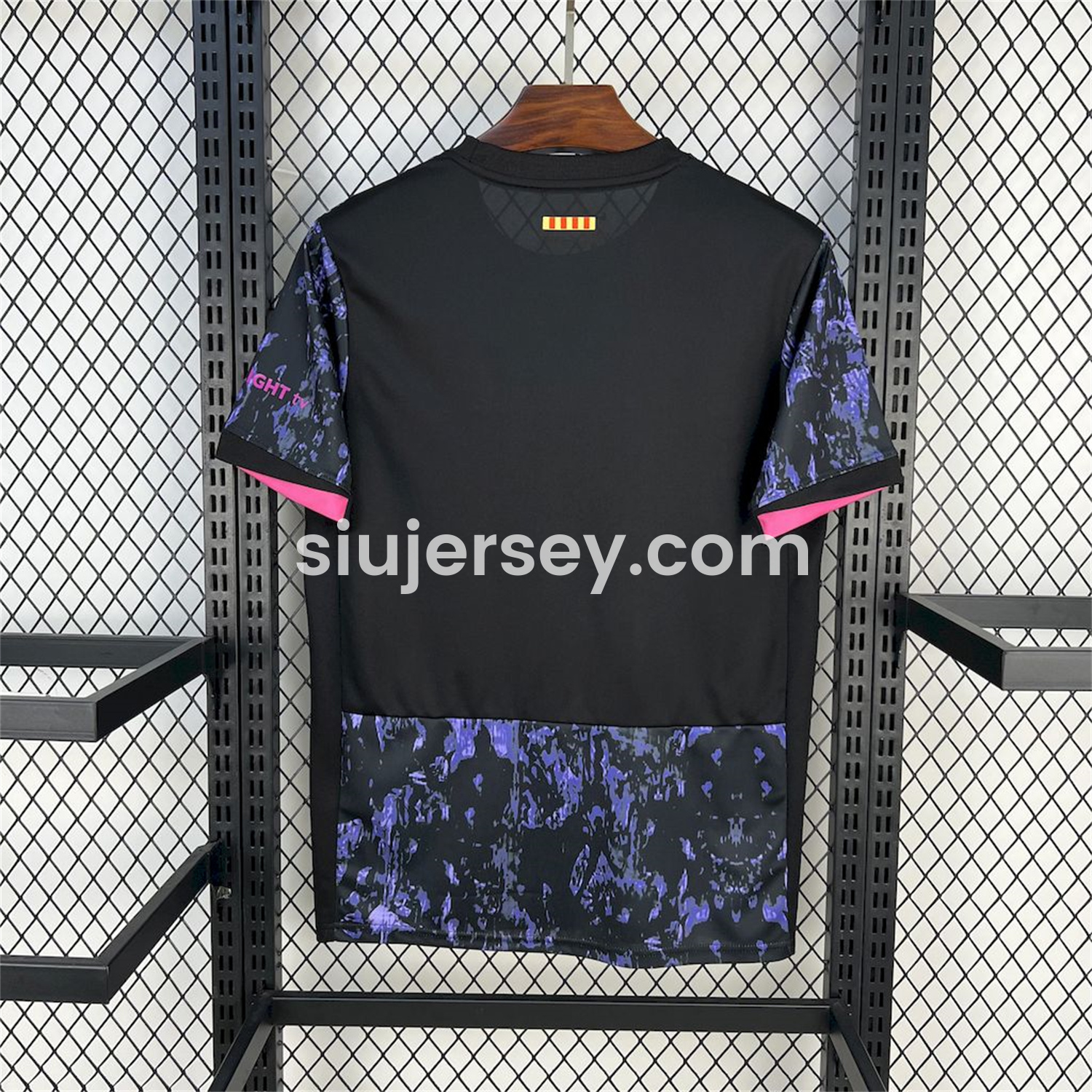 SIUjerseys-Barcelona 25-26 Purple Rock Pattern Jersey - Fans Version