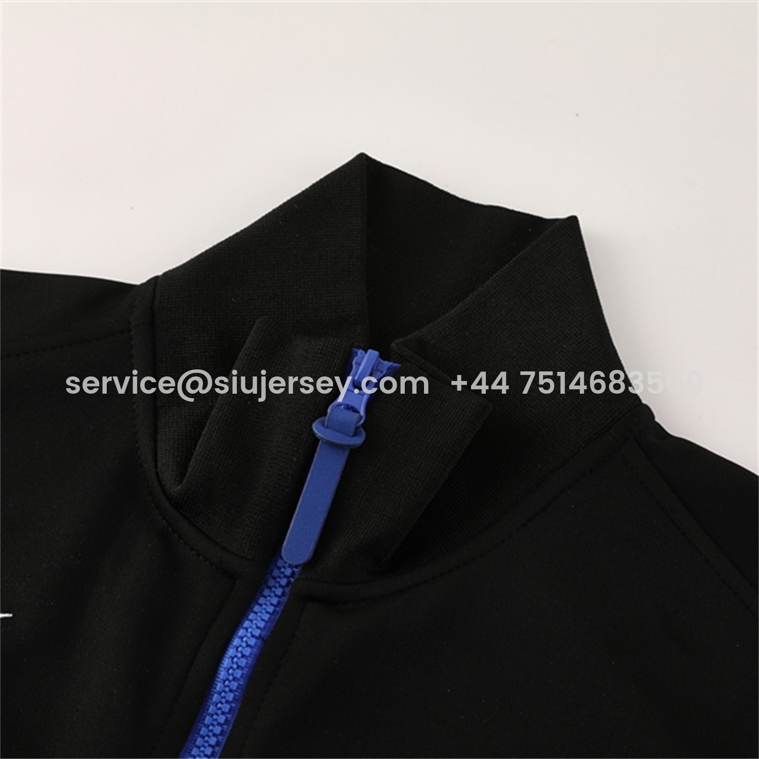 SIUjerseys-C.H.E.L.S.E.A 25-26 Jacket Training Tracksuit with Throwback Badge - Black Jackets & Pants