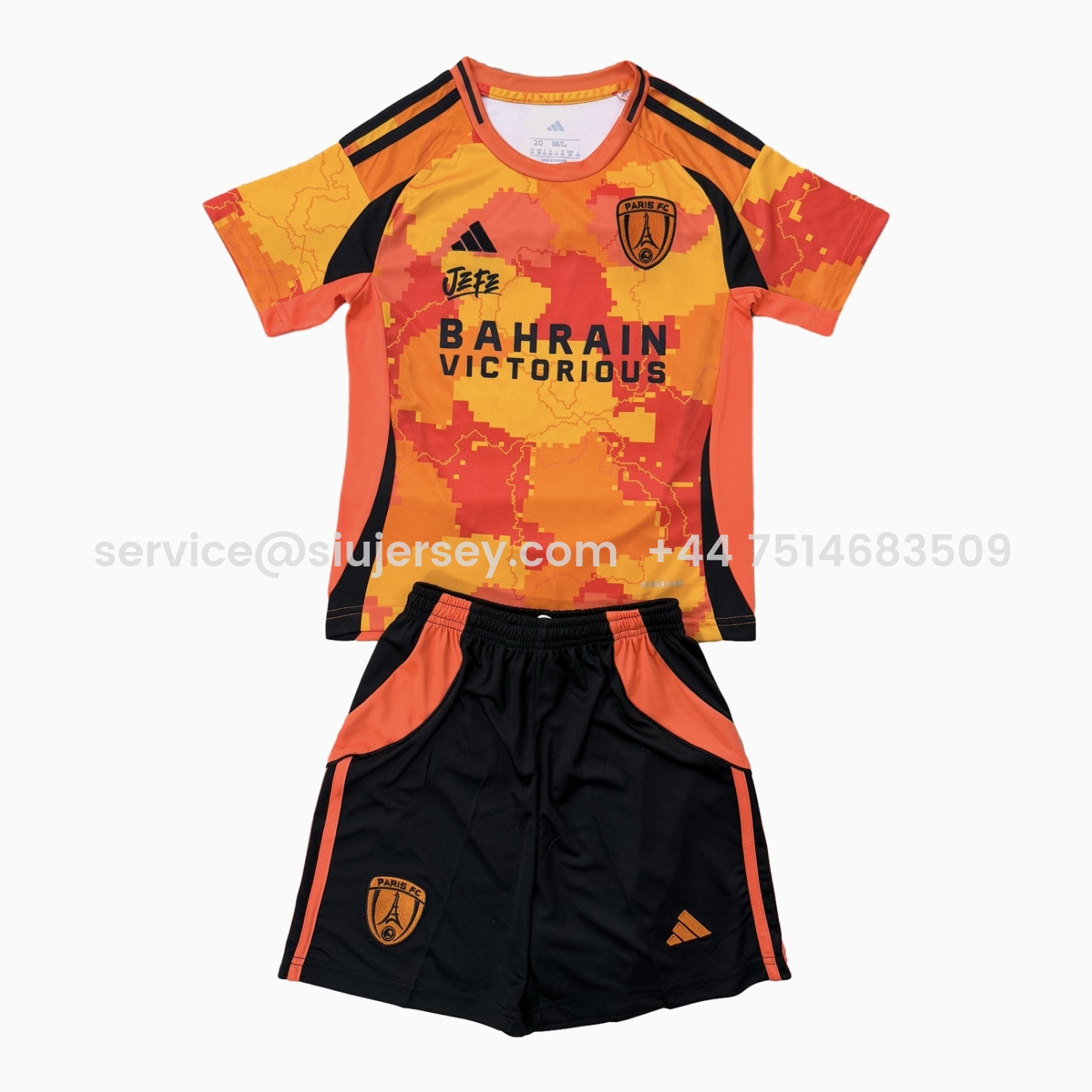 SIUjerseys-Paris FC 25-26 Third Kids Kit