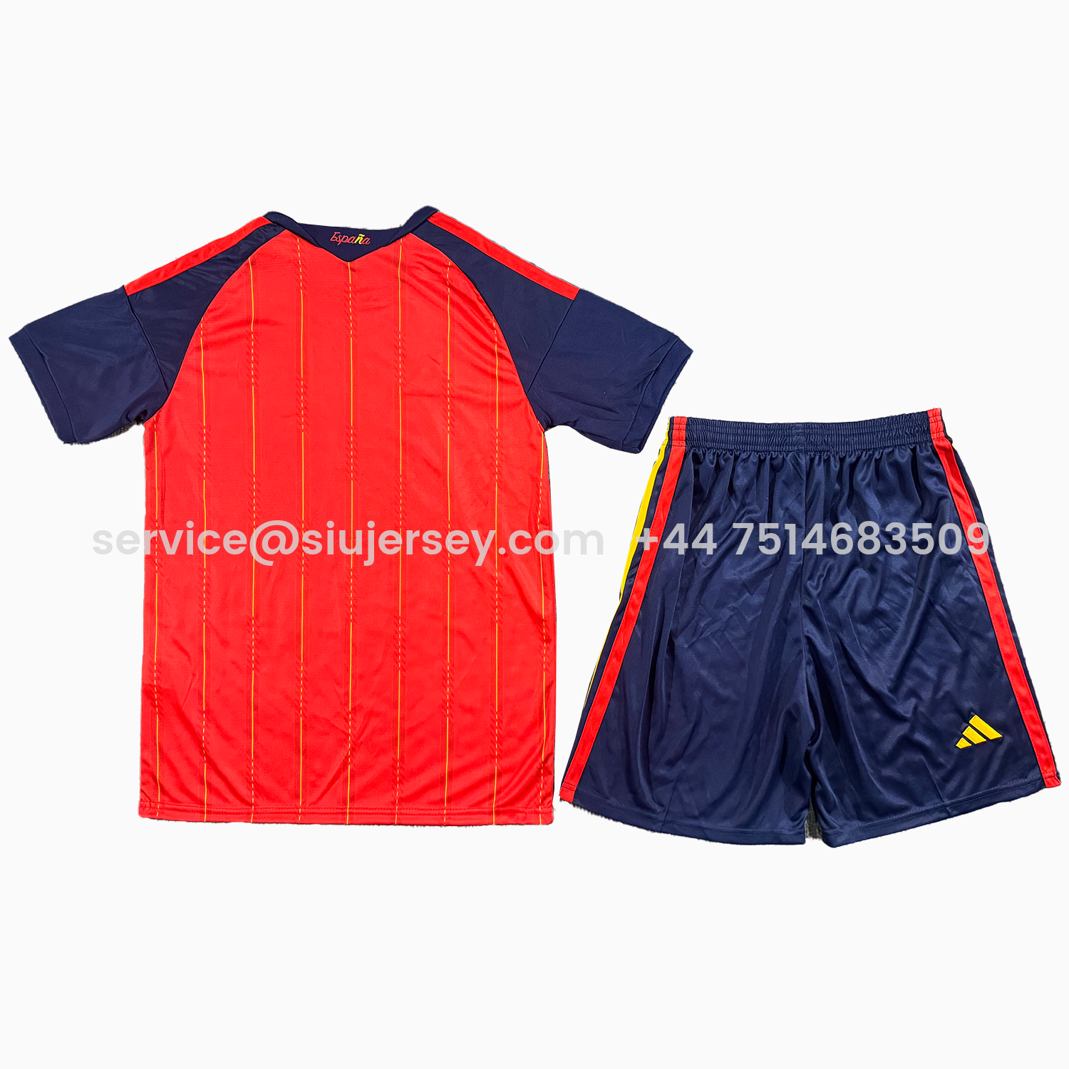 SIUjerseys-Spain 2026 Home Men's Adult Jersey Set - Fans Version