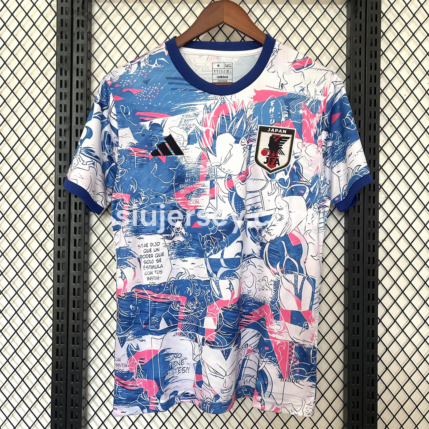 SIUjerseys-Japan 25-26 Blue Vegeta Comic Slice Special Edition Jersey - Fans Version