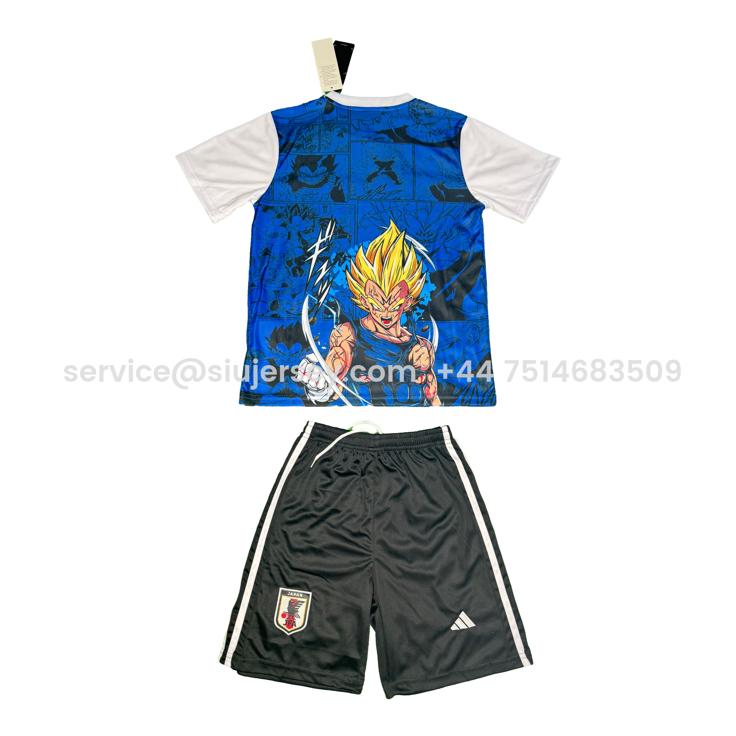 SIUjerseys-Japan 25-26 Vegeta Blue And Black Special Kids Kit