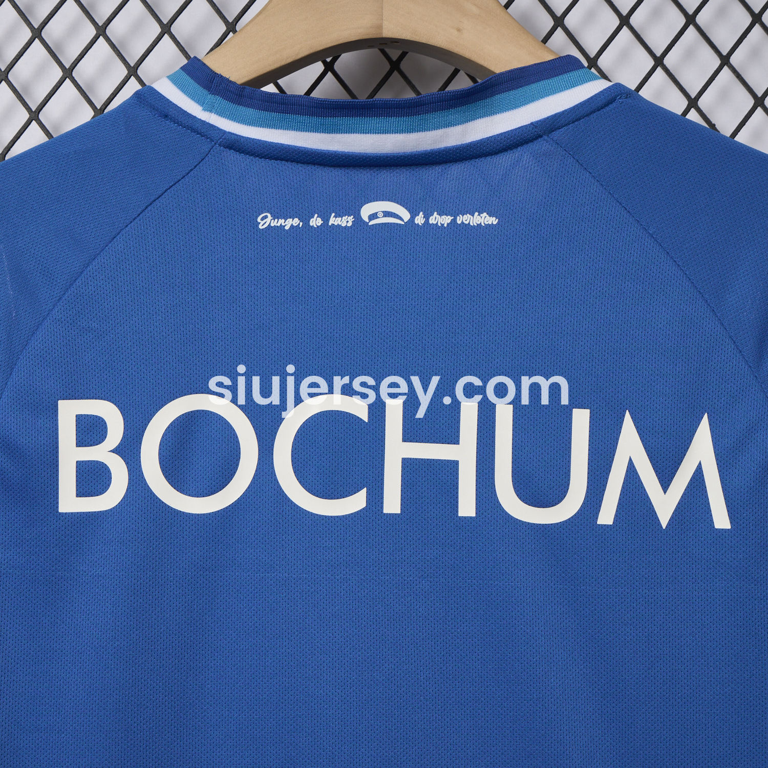 SIUjerseys-Bochum 24-25 White Slanted Stripe Special Jersey with Sponsors - Fans Version
