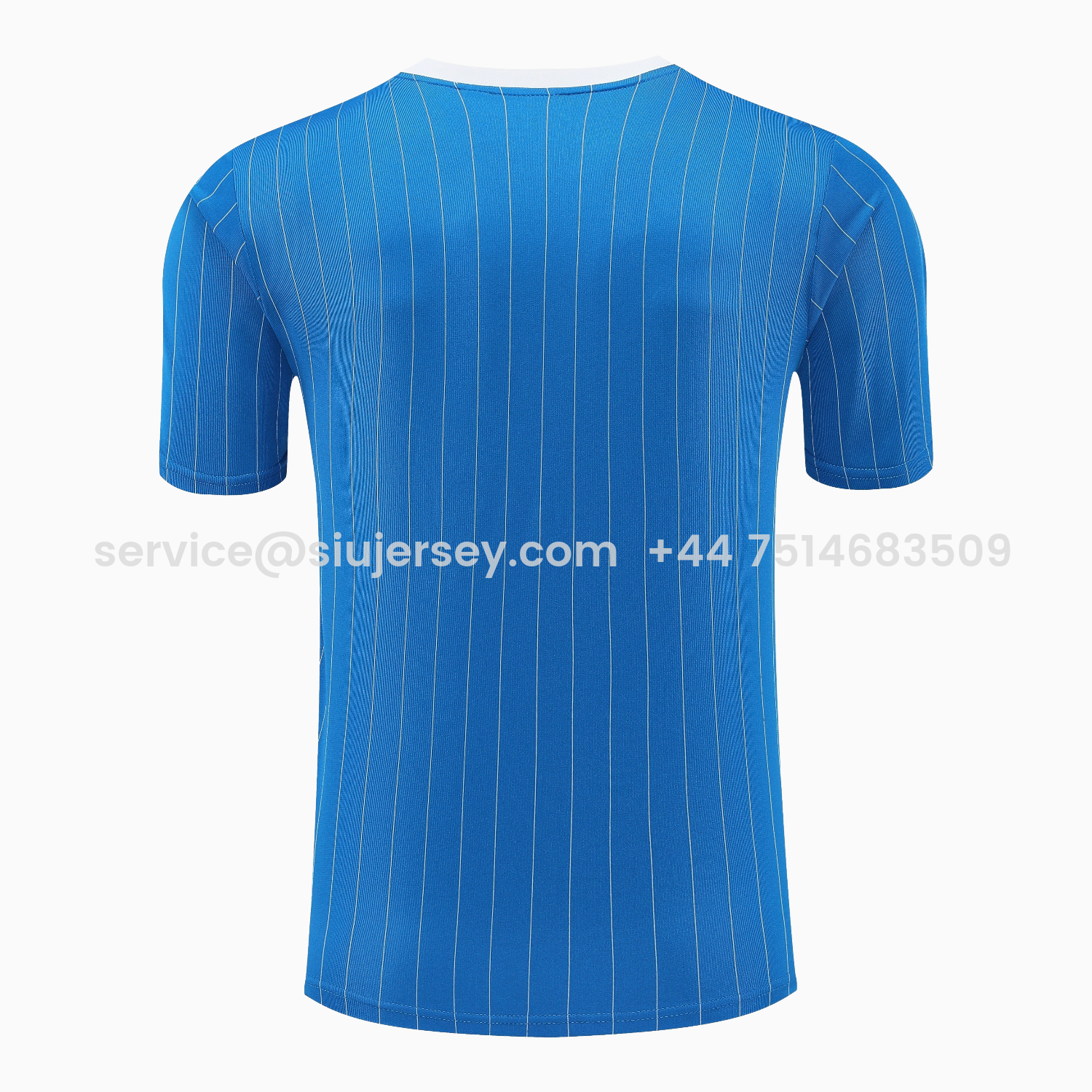 SIUjerseys-Real Madrid 25-26 Short-Sleeve Training Set - Blue Vest & Blue Shorts