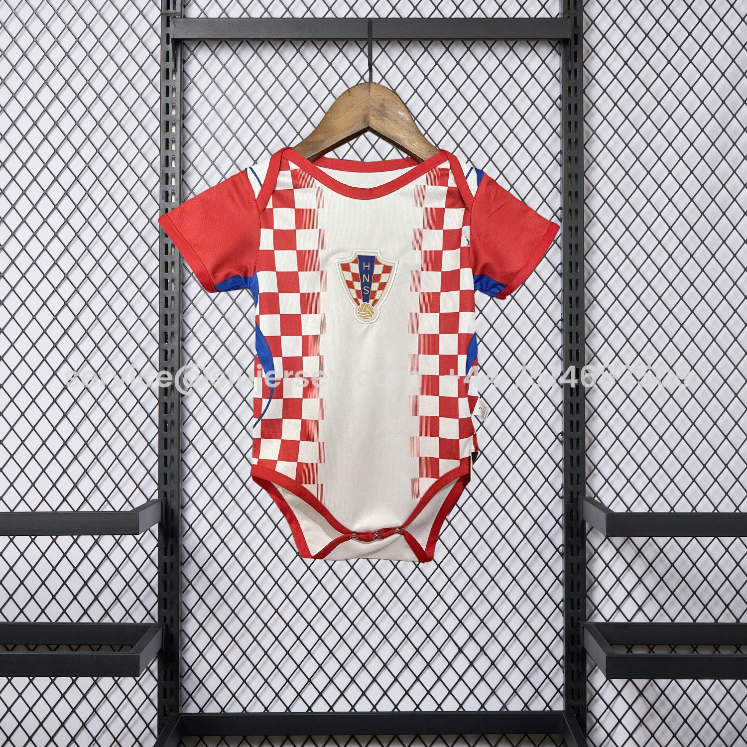 SIUjerseys-Croatia 2026 Home Baby Crawling Suit