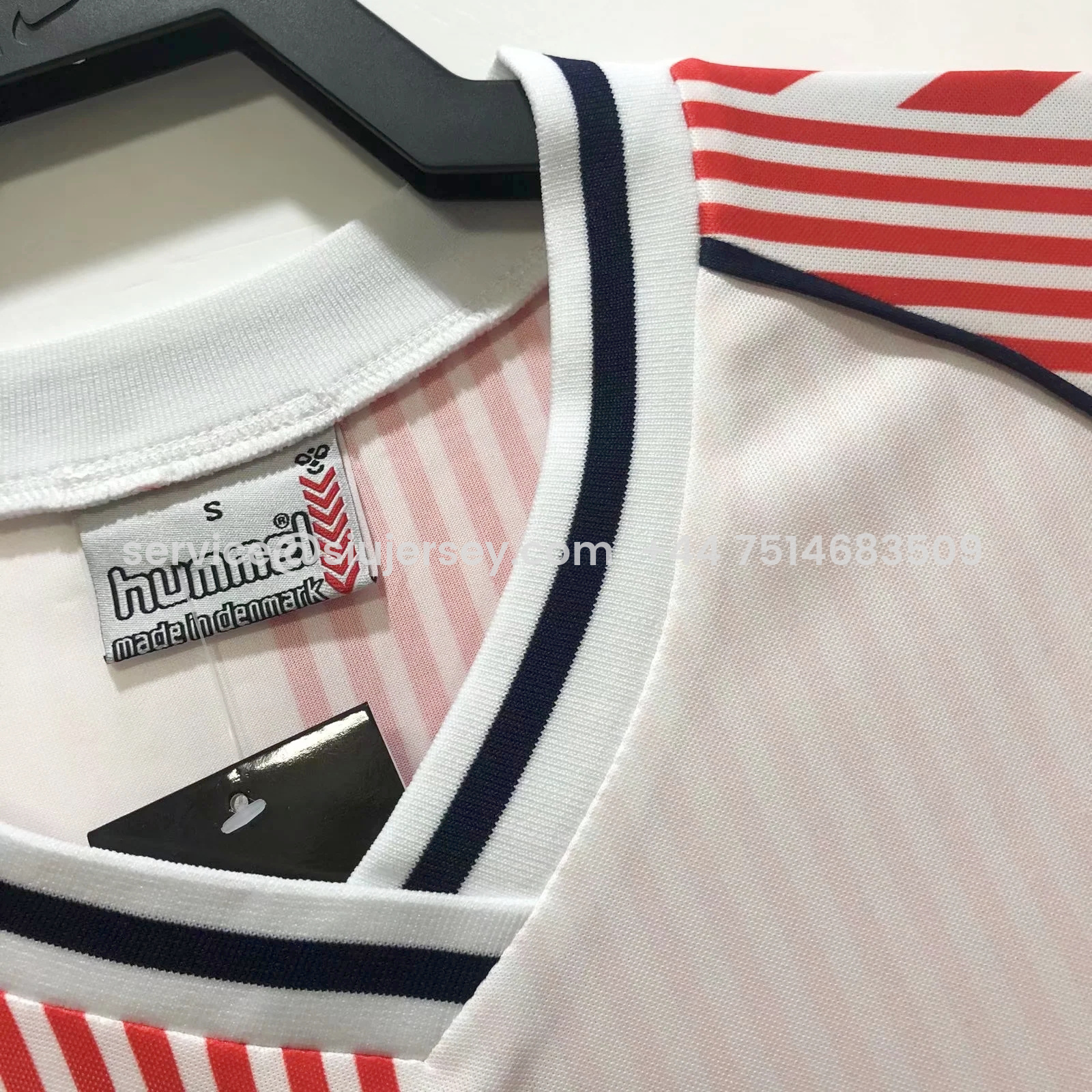 SIUjerseys-Retro Denmark 1986 Away Stadium Jersey