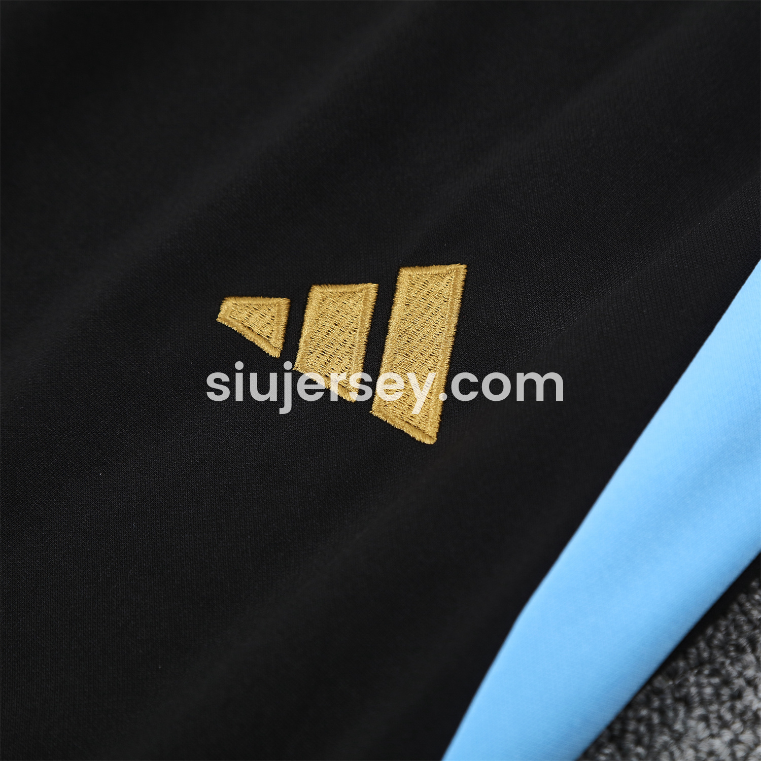 SIUjerseys-Argentina 24-25 Three-Stars Training Hoodie Set - Black Top and Pants