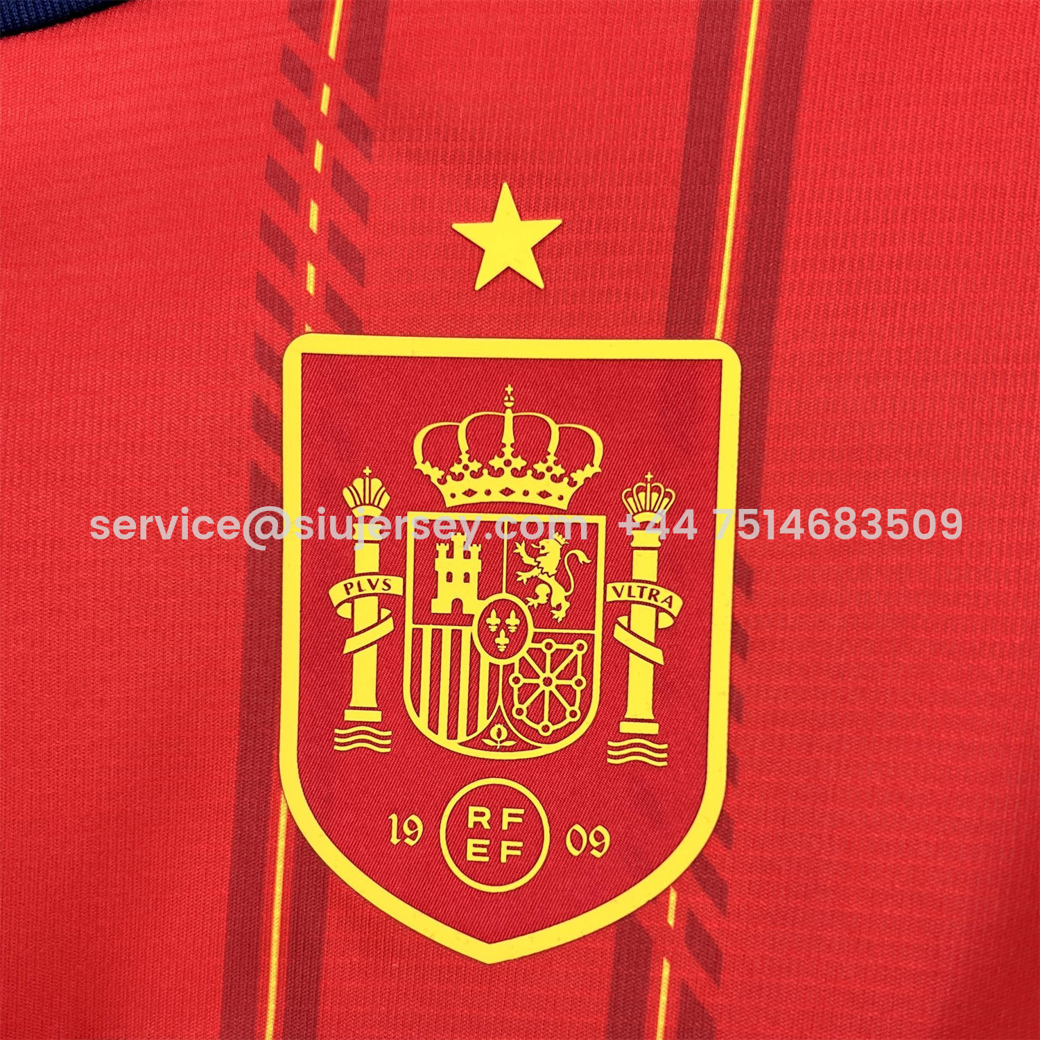 SIUjerseys-Spain 2026 Home Red Long Sleeves Jersey - Fans Version
