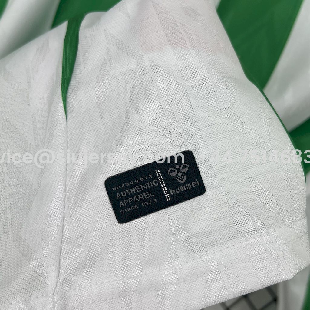 SIUjerseys-Real Betis 24-25 Home Unsponsored Long Sleeves Jersey - Fans Version