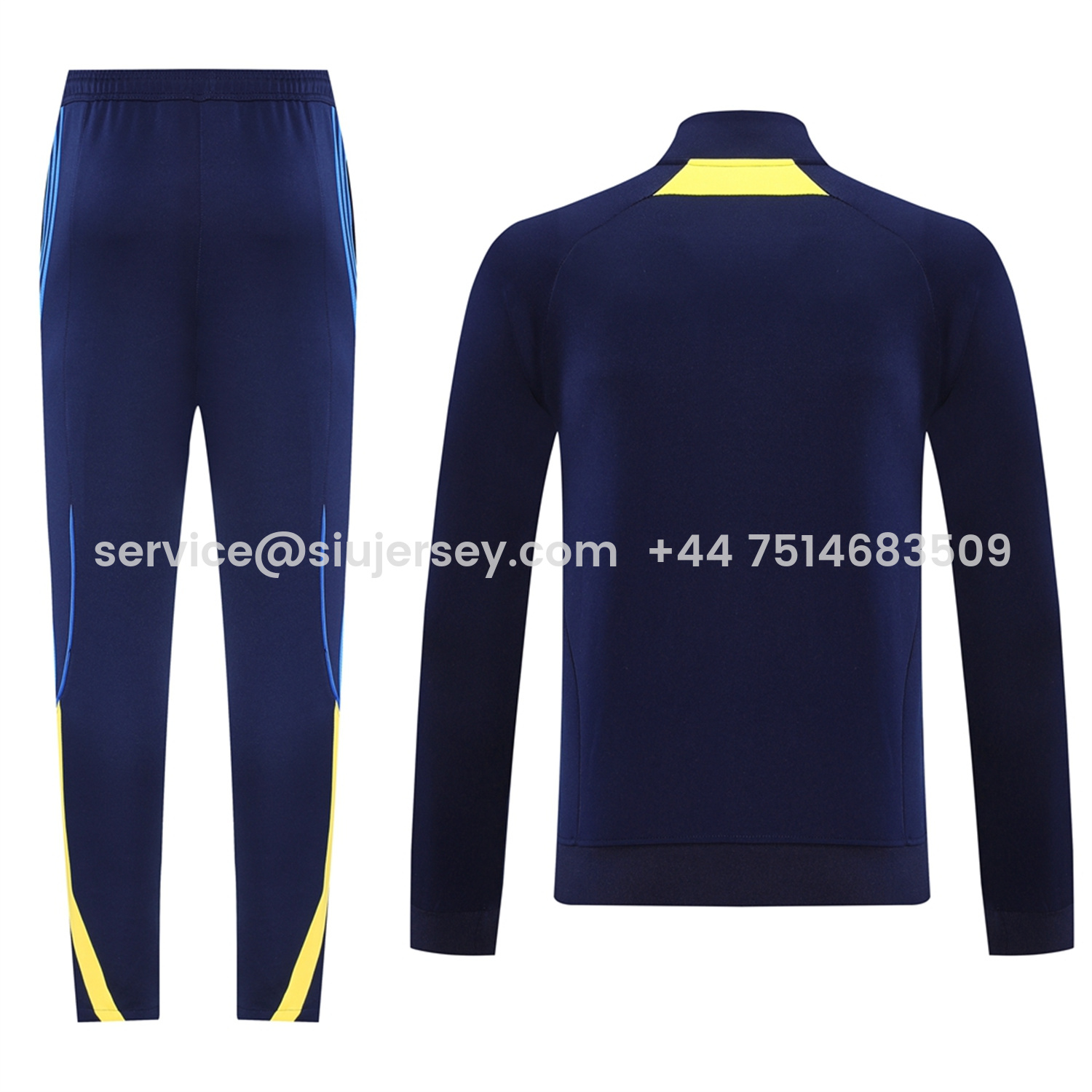 SIUjerseys-Boca Juniors 25-26 Jacket Training Tracksuit - Royal Blue Jackets & Pants