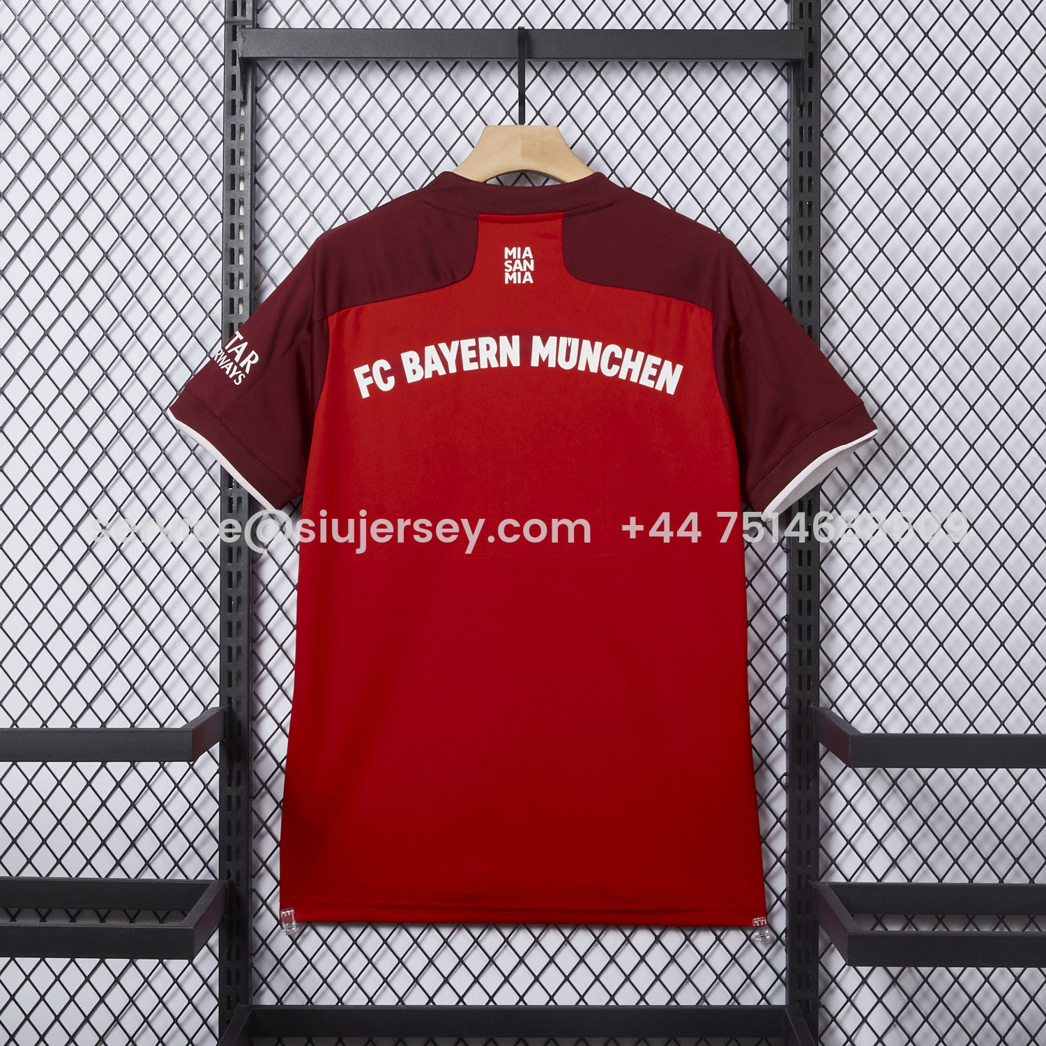 SIUjerseys-Retro Bayern Munich 2021-22 Home Jersey