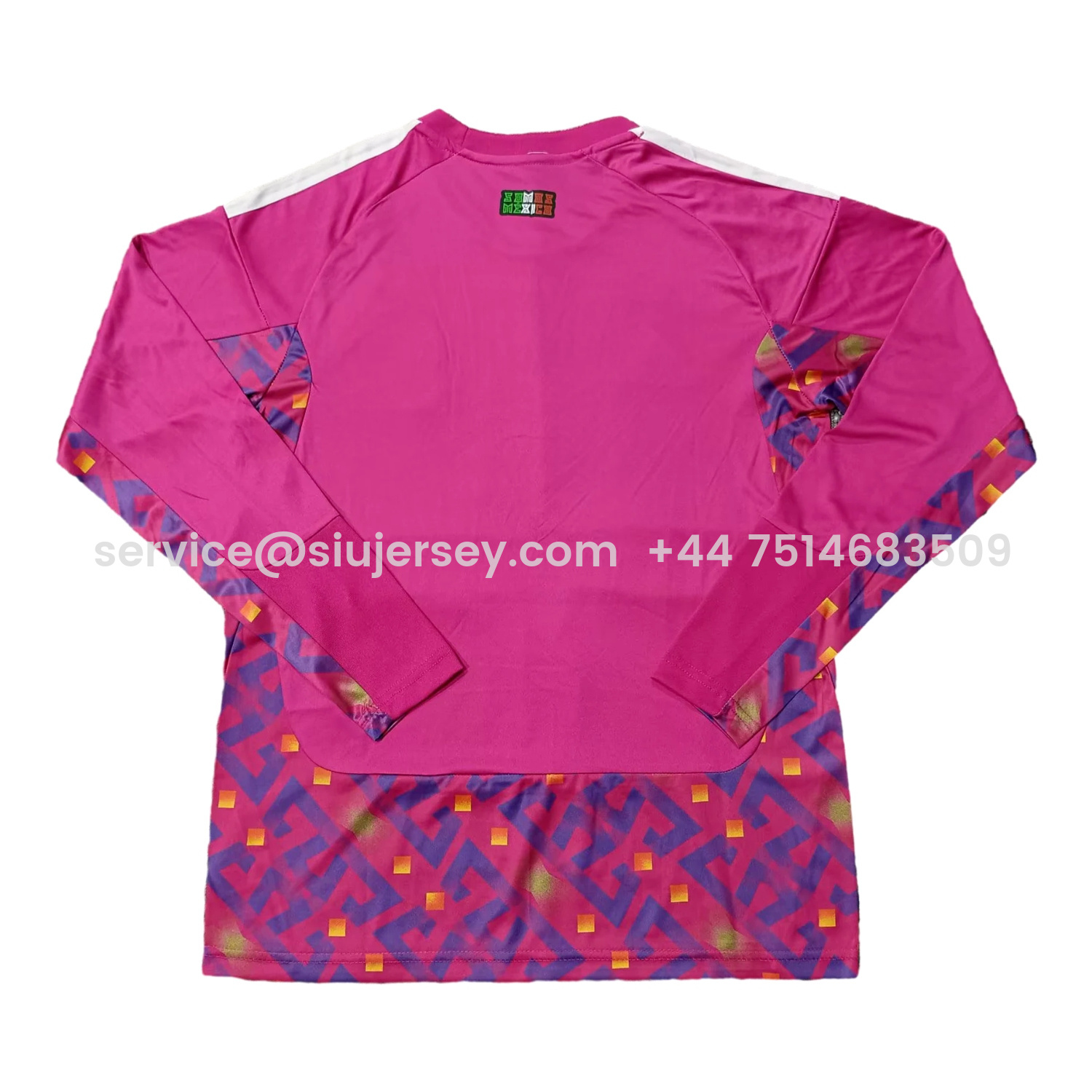 SIUjerseys-Mexico 25-26 Pink Goalkeeper Long Sleeves Jersey (Leaked Version) - Fans Version