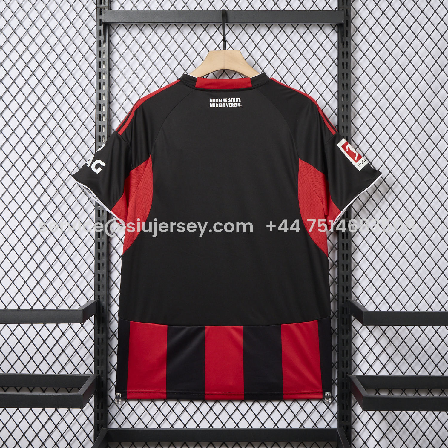 SIUjerseys-Frankfurt 25-26 Home Red Jersey - Fans Version