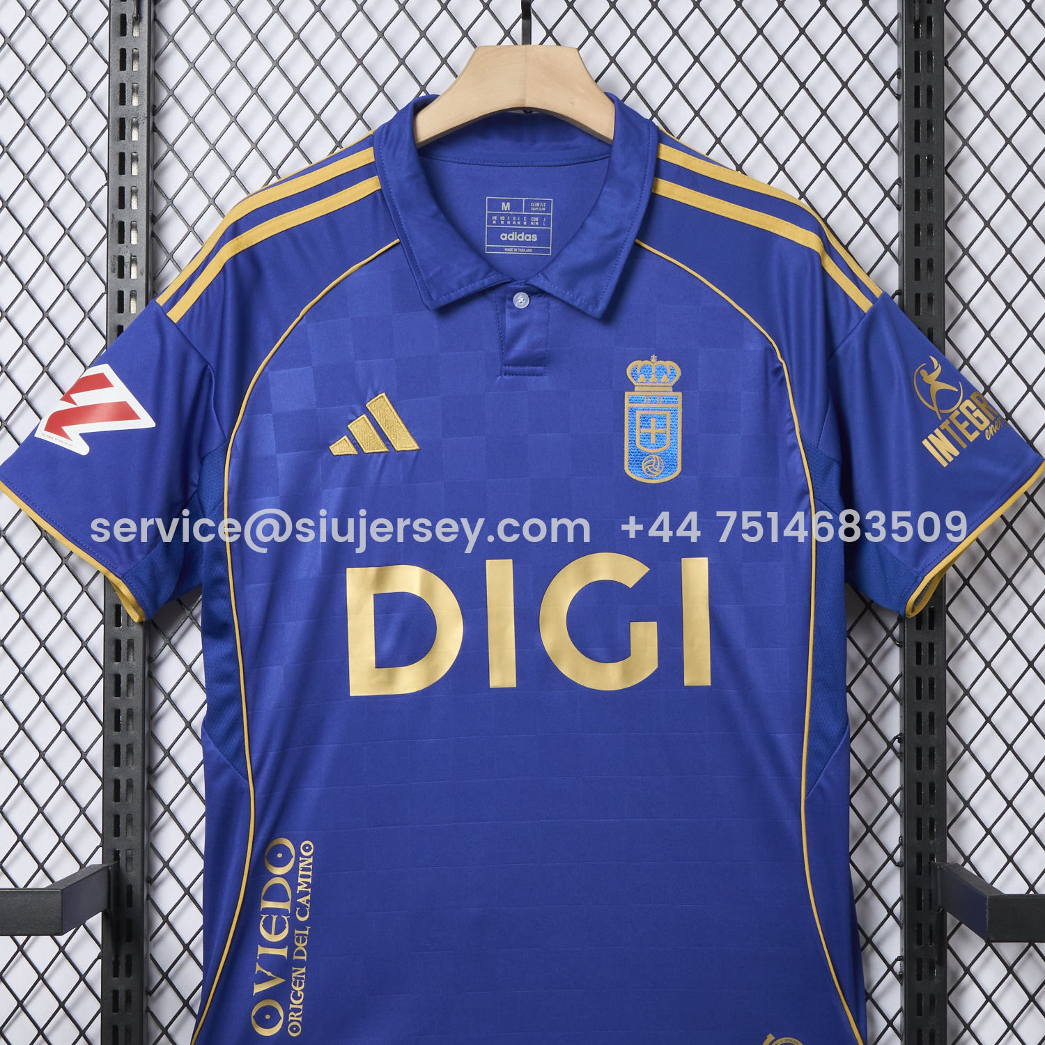 SIUjerseys-Real Oviedo 25-26 Centenary Home Jersey - Fans Version