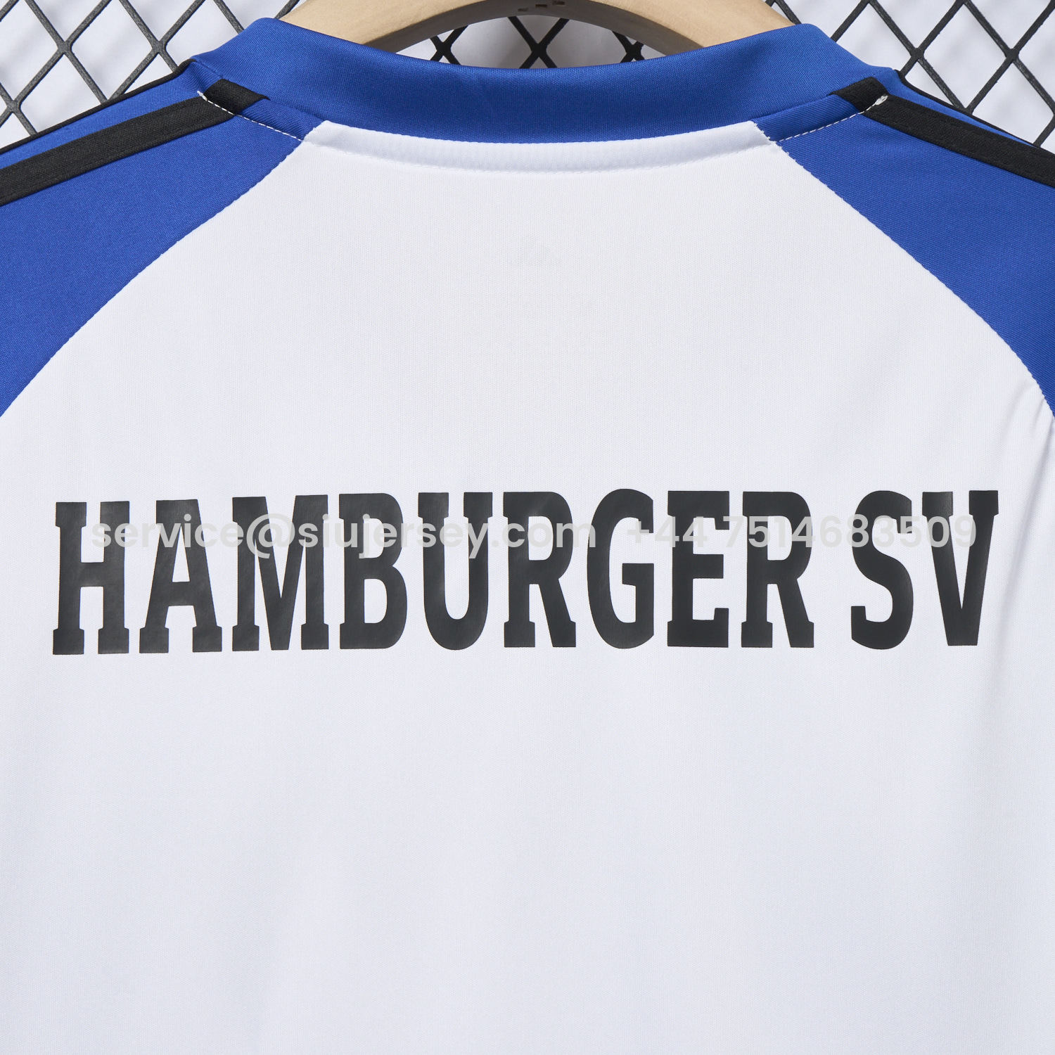 SIUjerseys-【Embroidered Team Badge】Hamburger SV 25-26 Home Jersey - Fans Version