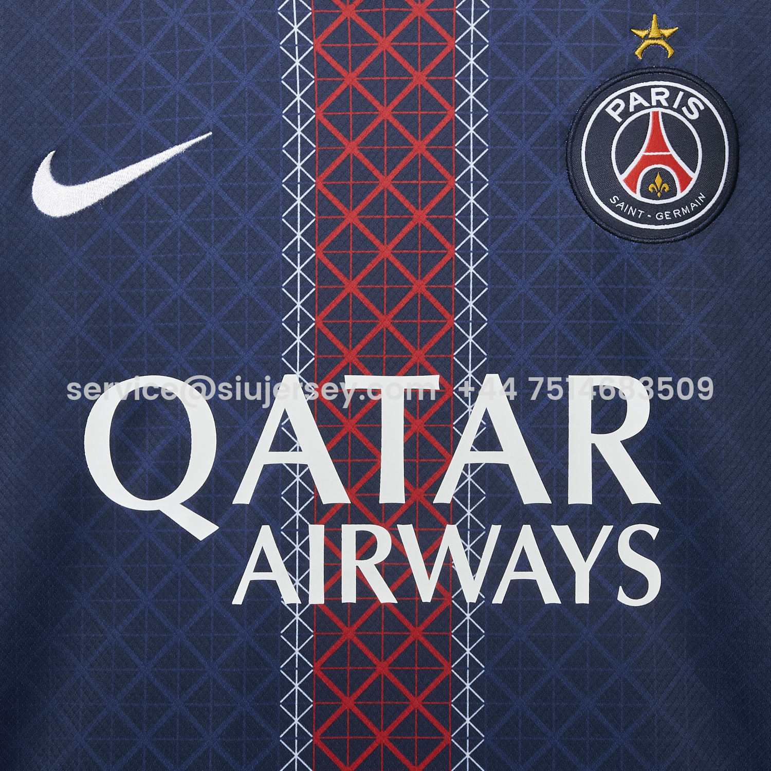 SIUjerseys-Paris Saint-Germain PSG 2025 Champions League Eiffel Tower Star Jersey - Fans Version