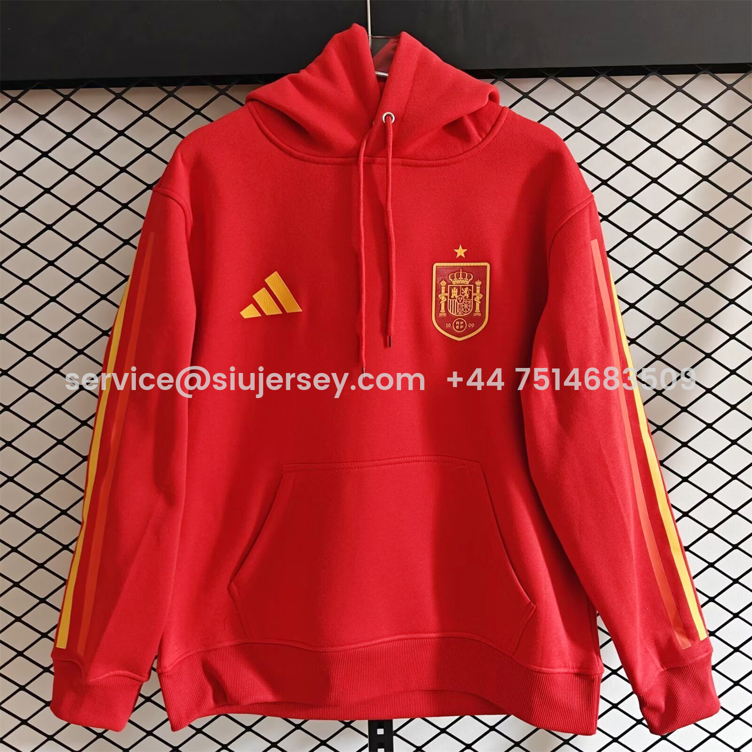 SIUjerseys-Spain 2026 Home Unisex Pullover Hoodie